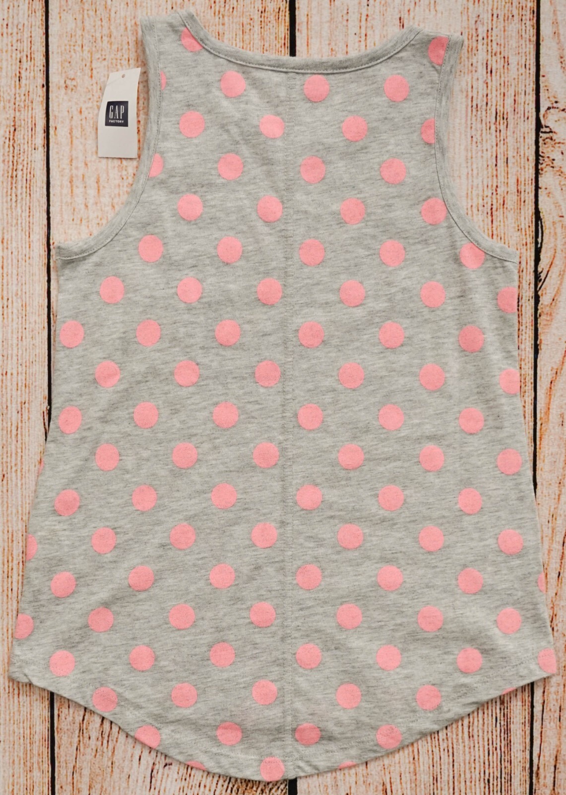 Girls Sz S (6-7) Tank Top Light Heather NWT GAPKids – 500191 (7ah11)