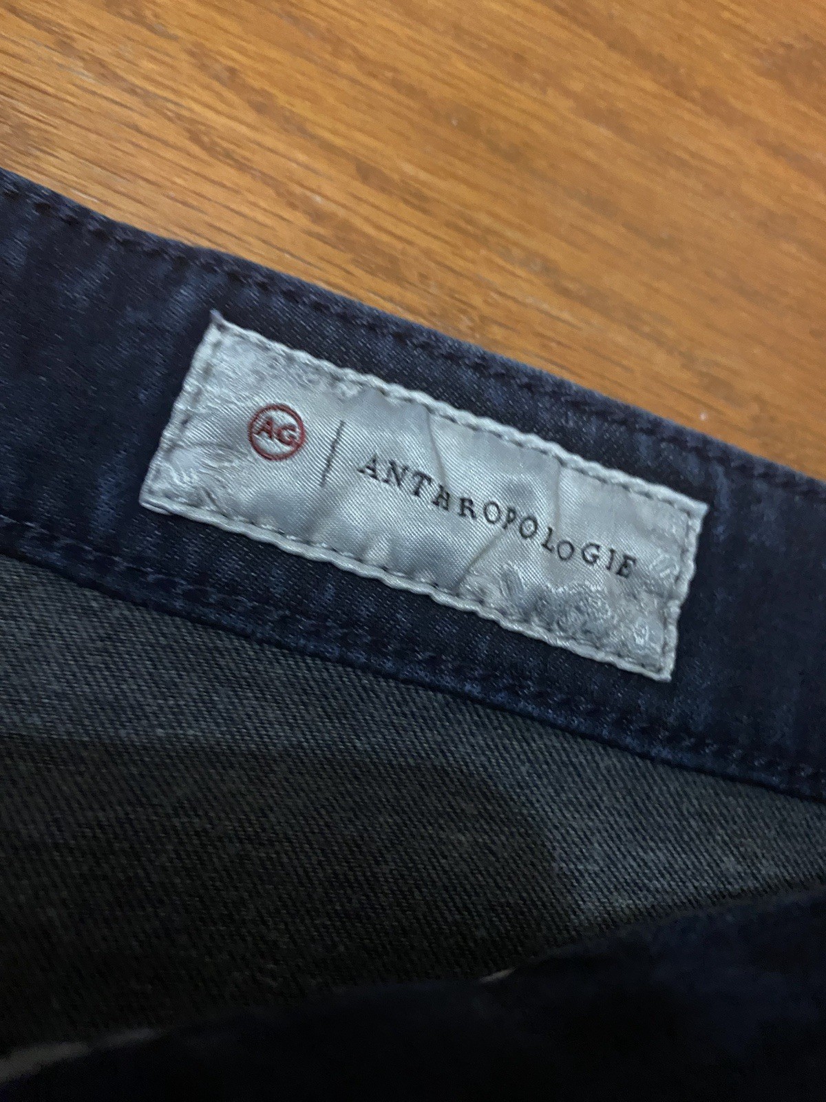 AG Adriano Goldschmied Anthropologie The Stevie Slim Straight Jeans Size 31R
