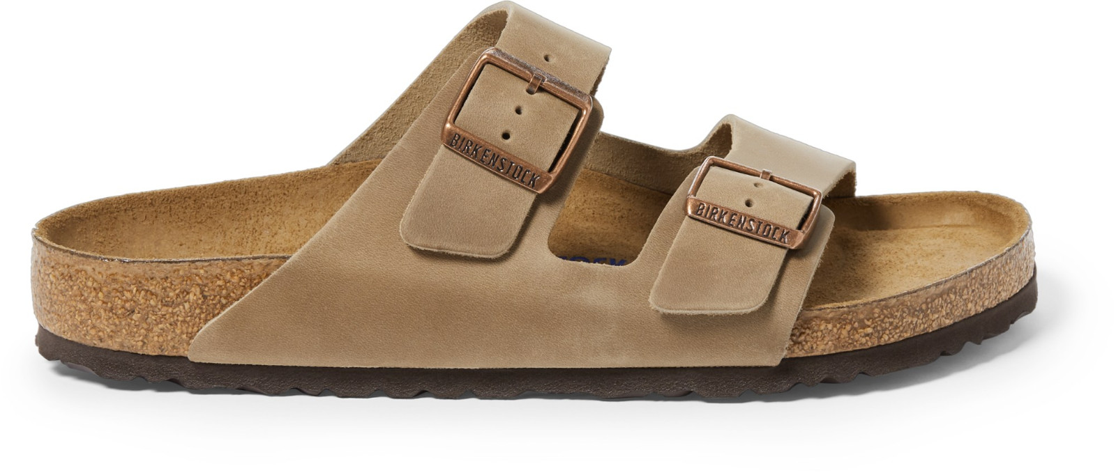 NWB Birkenstock Arizona Oiled Leather Tobacco Brown Sandals Soft Footbed Shoes