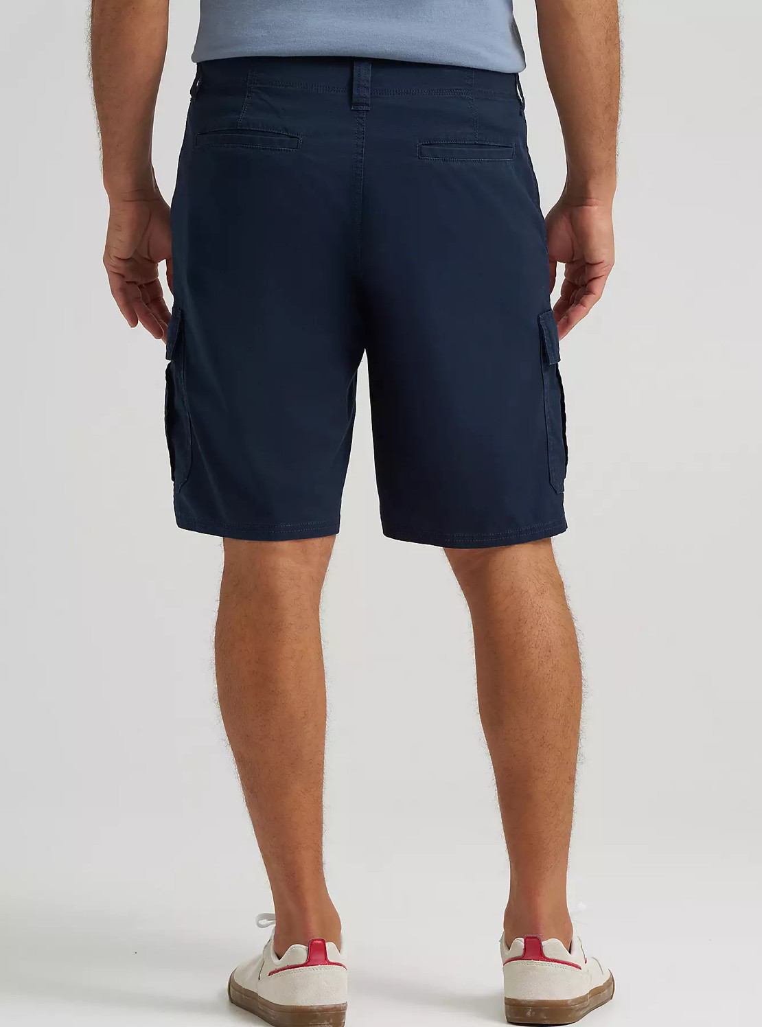 Mens Wrangler Cargo Shorts w Stretch Above Knee Relaxed Fit Blue Green Khaki Tan