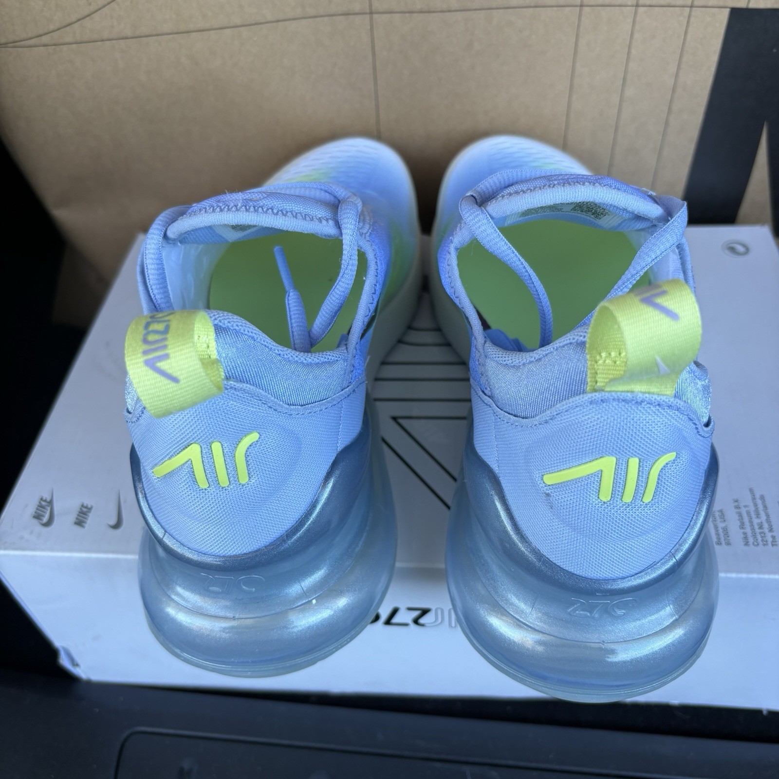 NEW Nike Air Max 270 “Mood Ring” Metallic Silver NBY IB7937-468 Women Size 7