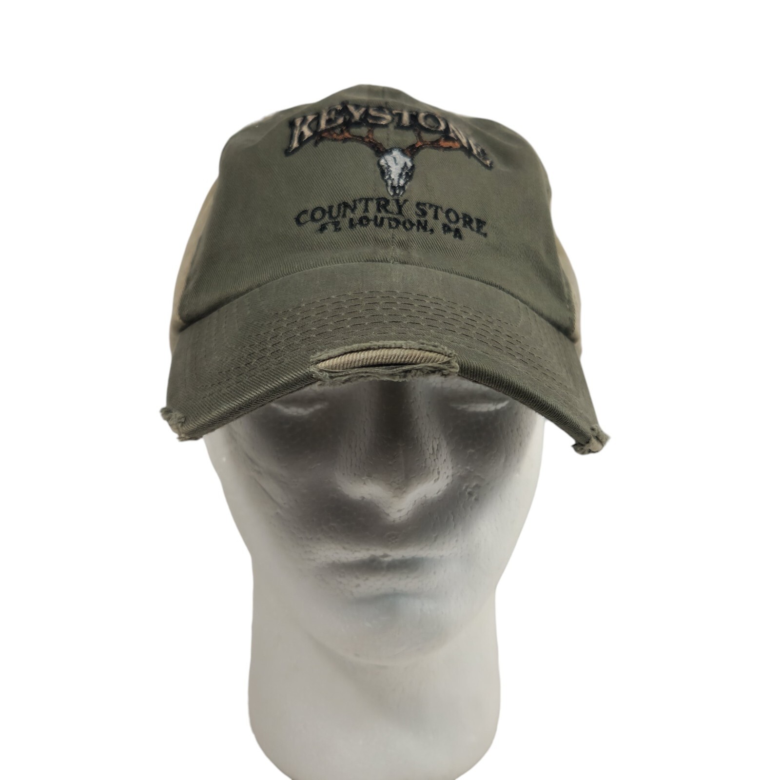 Keystone Country Store Ft Loudon PA Hunting Team Deer Skull Strapback Hat by OC