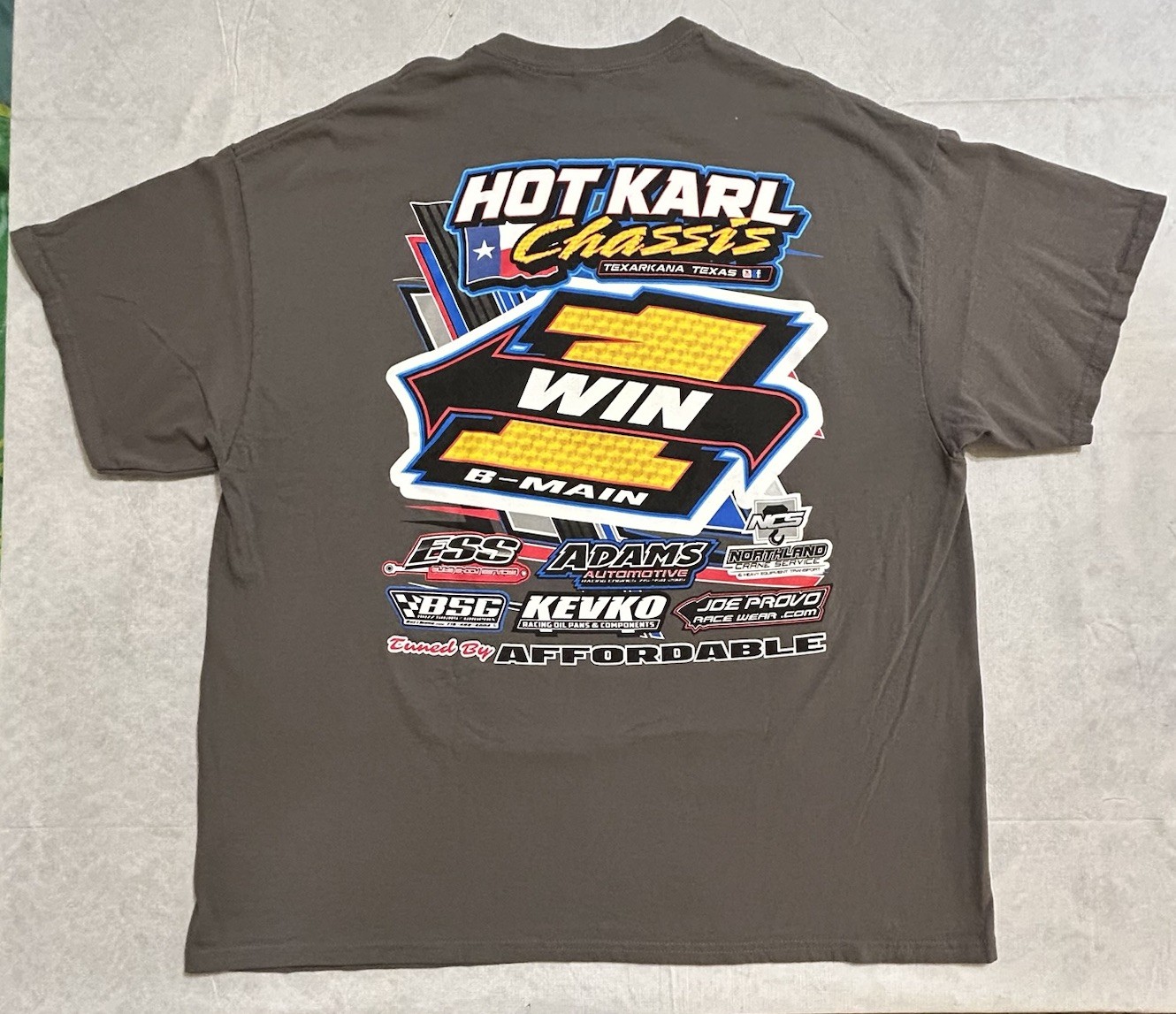 Hot Karl Chassis Racing Texarkansas 2020 t shirt 2XL Dirt Track Racing