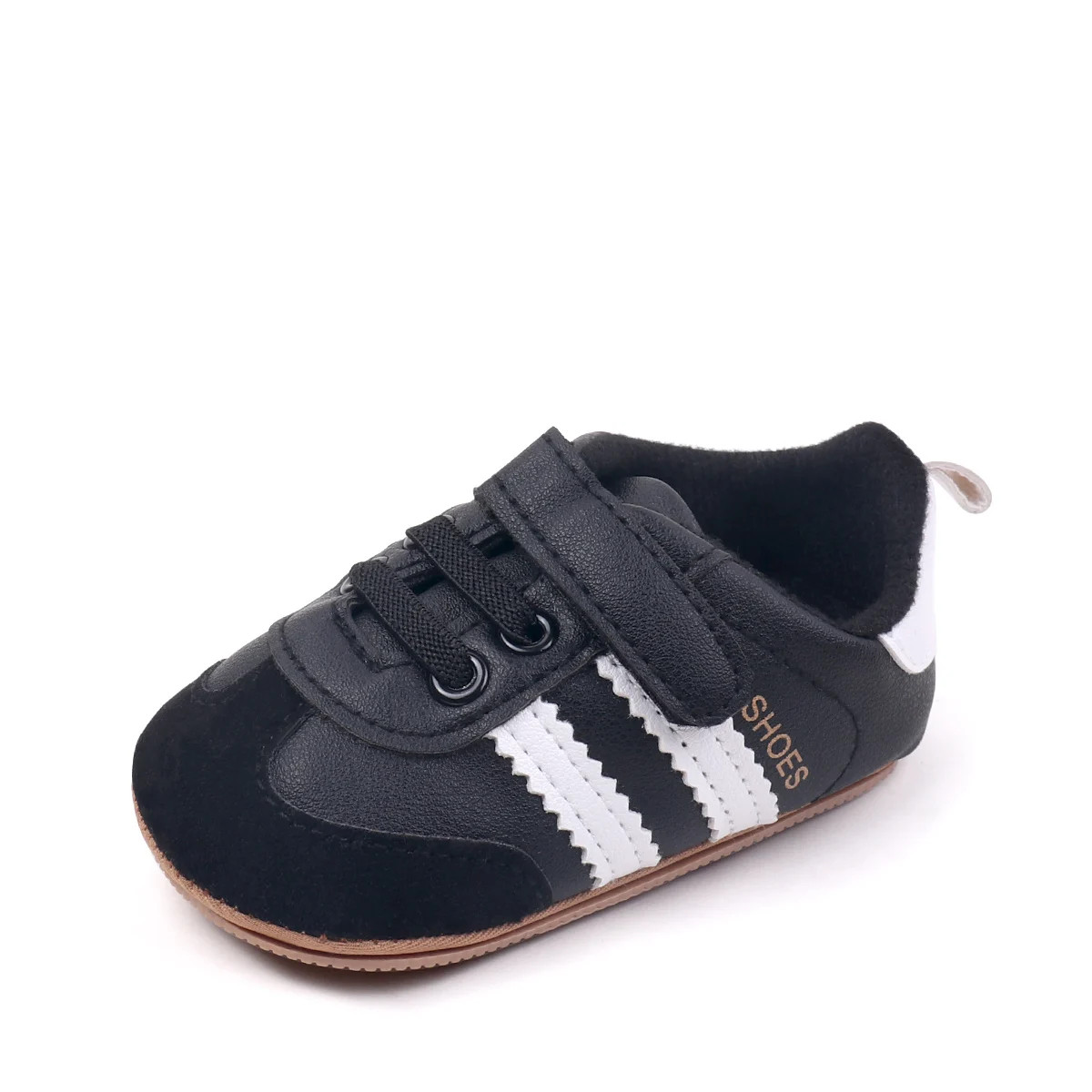 Baby PU Leather First Walker Shoes, Indoor & Outdoor for 0-18 Months