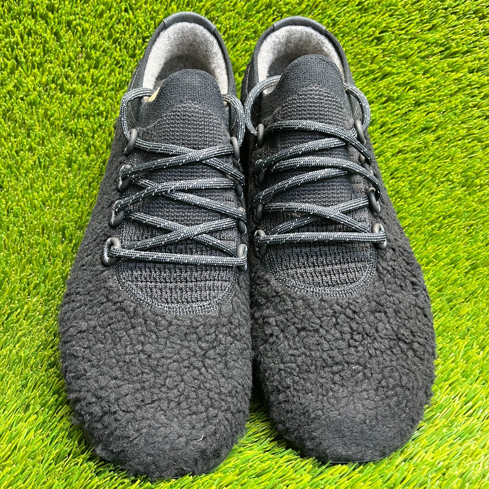 Allbirds Wool Dasher 2 Fluff Mens Size 13 Black Athletic Running Shoes Sneakers