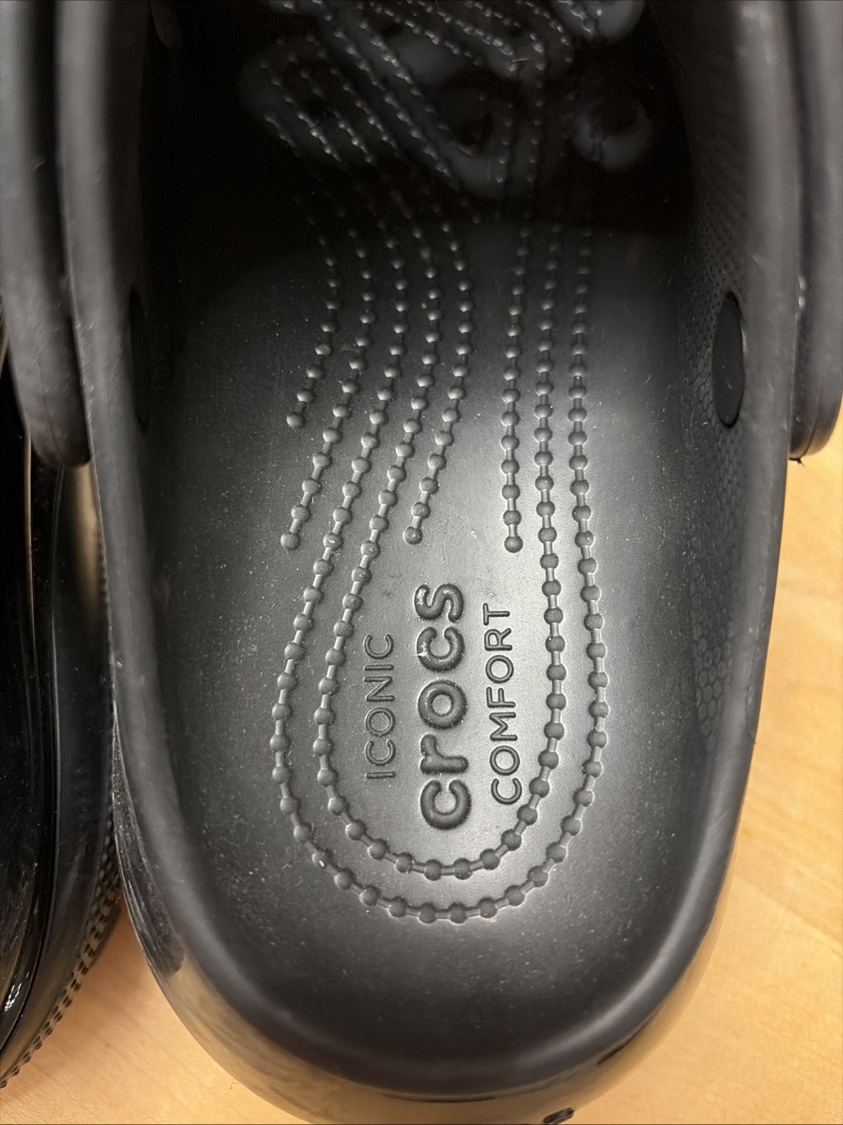 Crocs Platform Black Clog W9/M7
