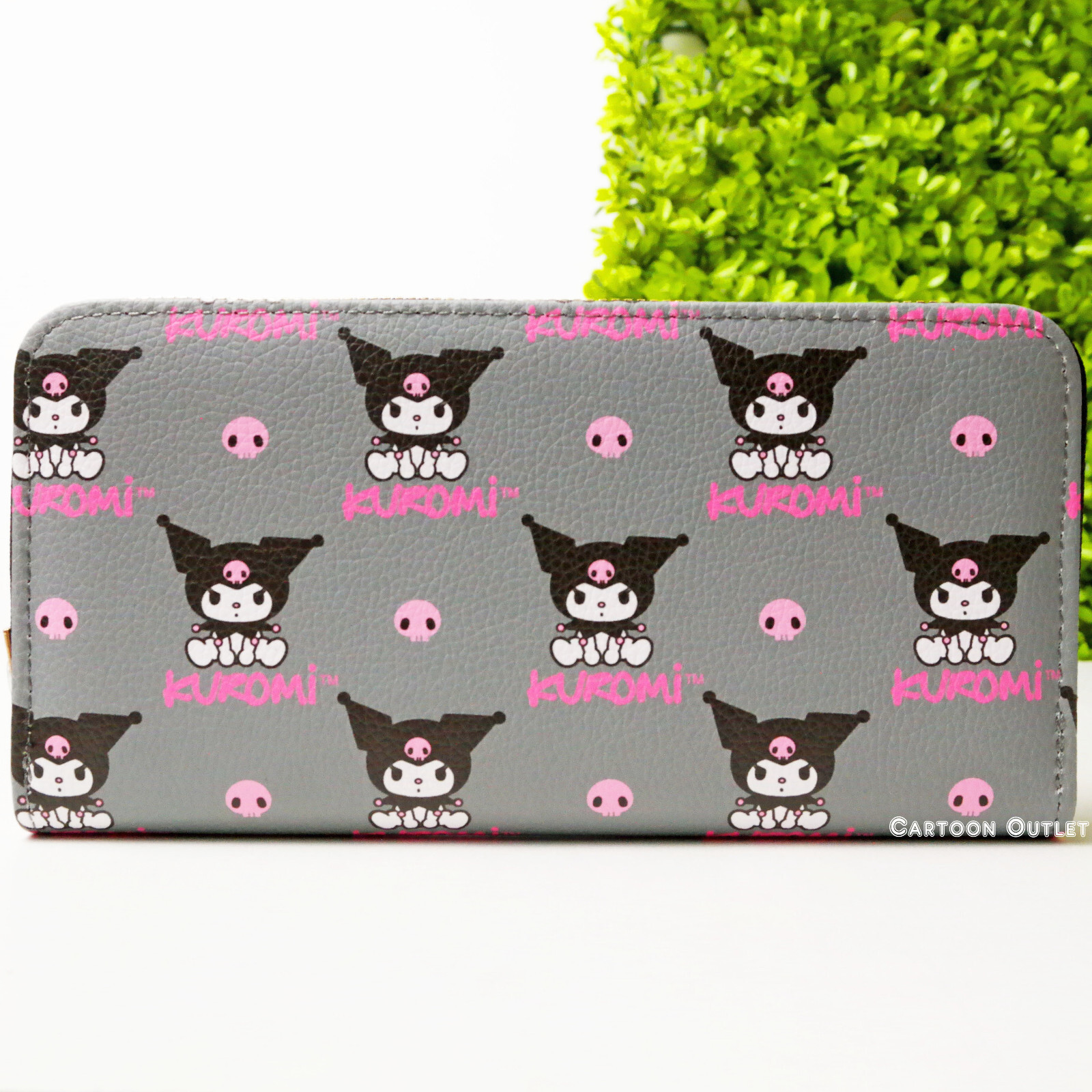 Sanrio Kuromi Zip Around Wallet 8″ x 4″ Deluxe Hello Kitty Trending Original