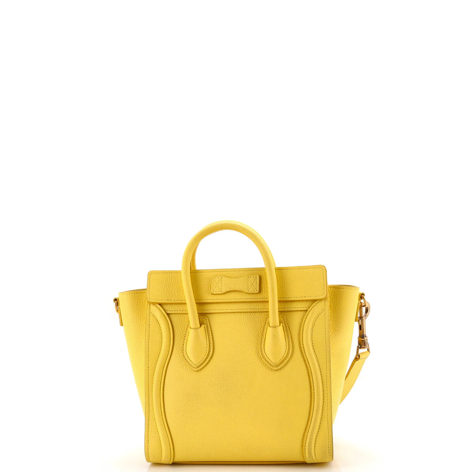 Celine Luggage Bag Grainy Leather Nano
