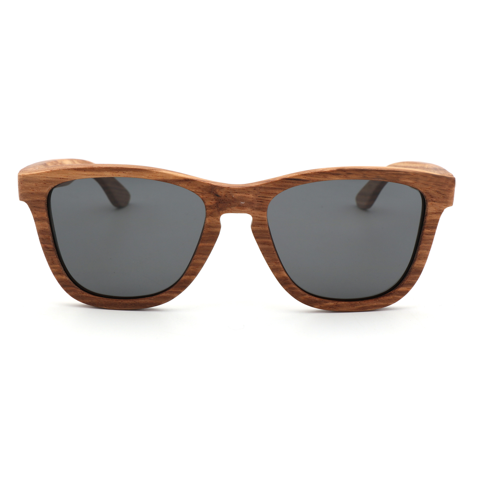 Unisex Zebra Wood Polarized Sunglasses Retro Wooden Frame UV400 Outdoor Glasses