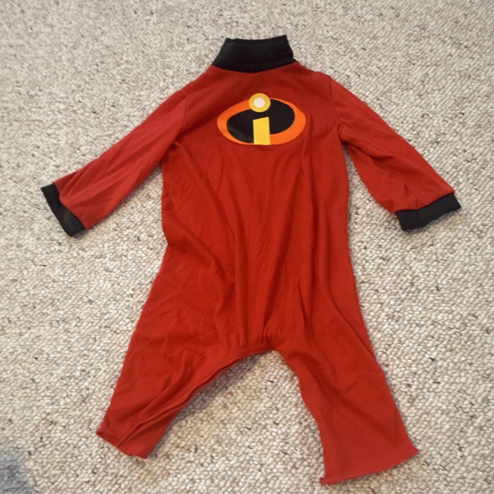 Disney Pixar Incredibles 2 Jack-Jack Infant Costume 6-12M Snap, Red/Black