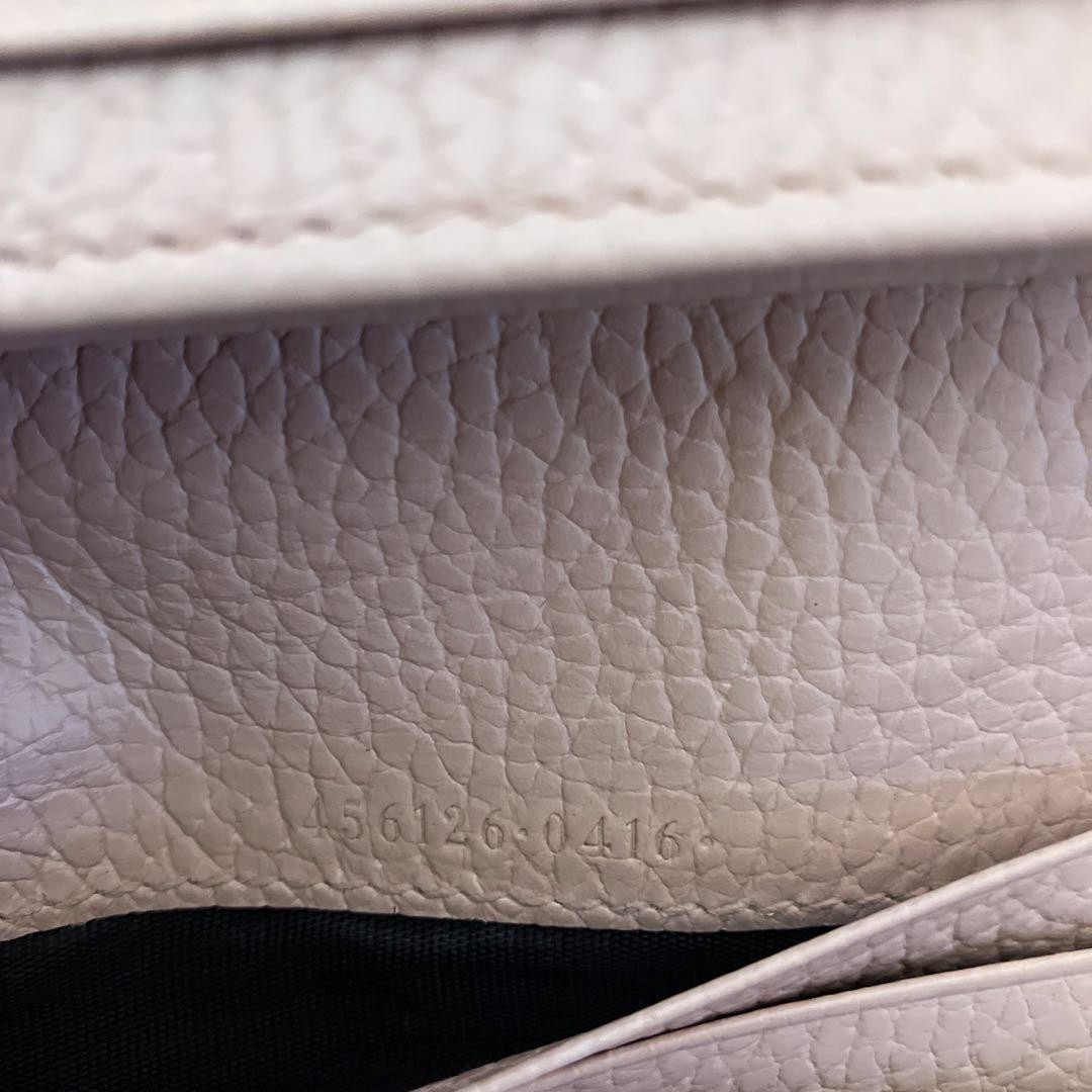 GUCCI Mini Wallet Marmont GG Logo Bi fold Pink
