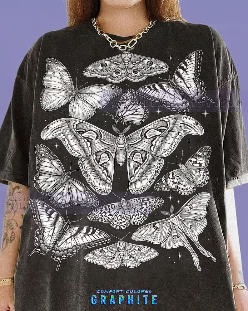 Butterfly Moth Insect Lover Entomology Comfort Tee Nature Bug Gift