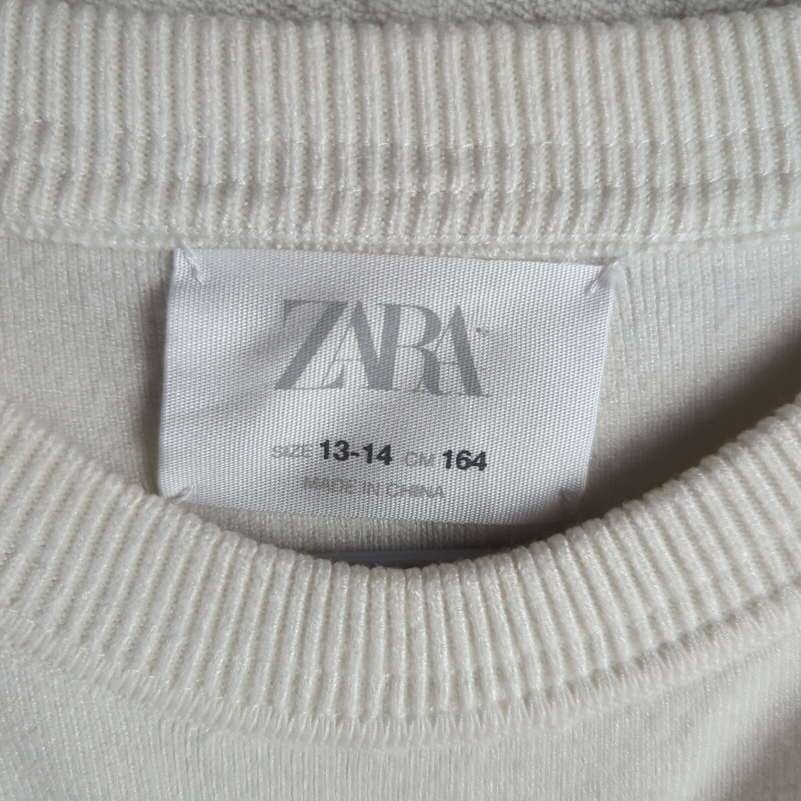 Zara Sweater Vest Size 13-14 CM: 164 Color: White