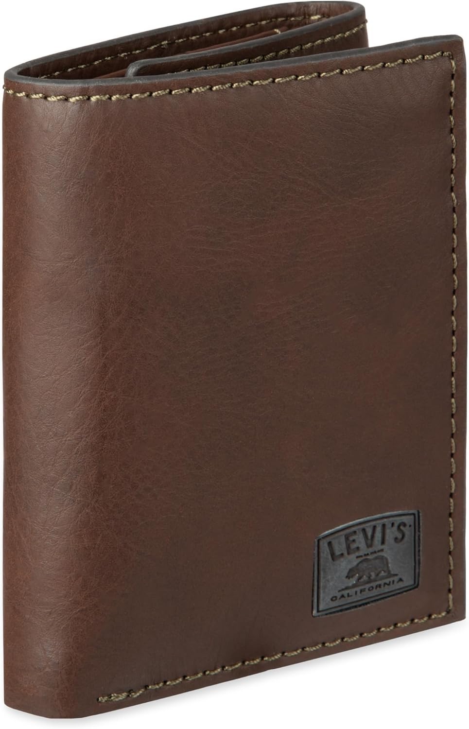 Durable Men’s Slim Trifold Wallet – 6 Card Slots & ID Window for Everyday Use