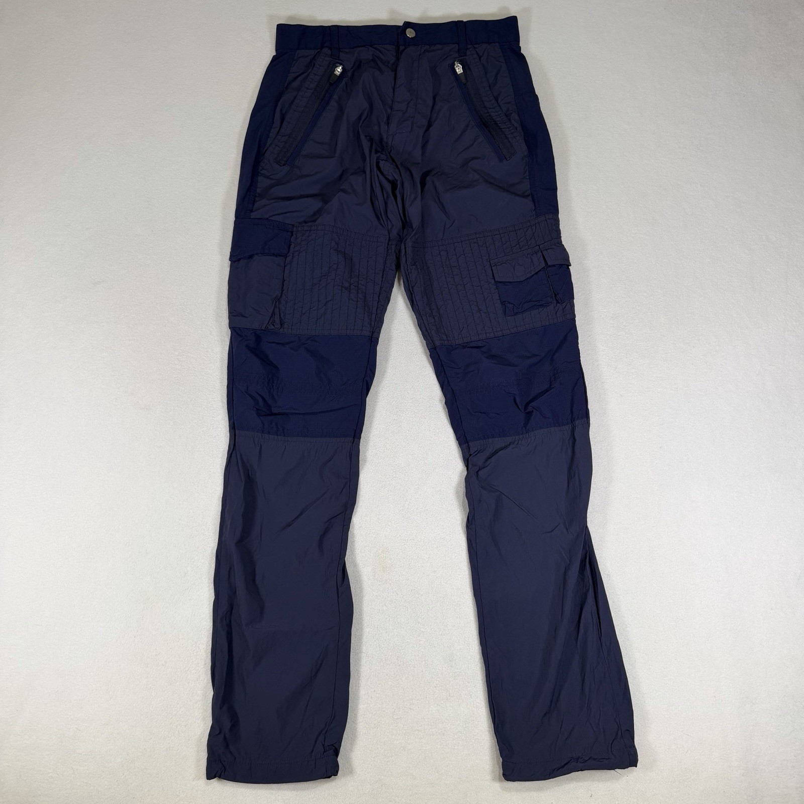 Kith Cargo Pants Mens 28×32 Blue Nylon Tapered Outdoor Nature Gorp City Modern