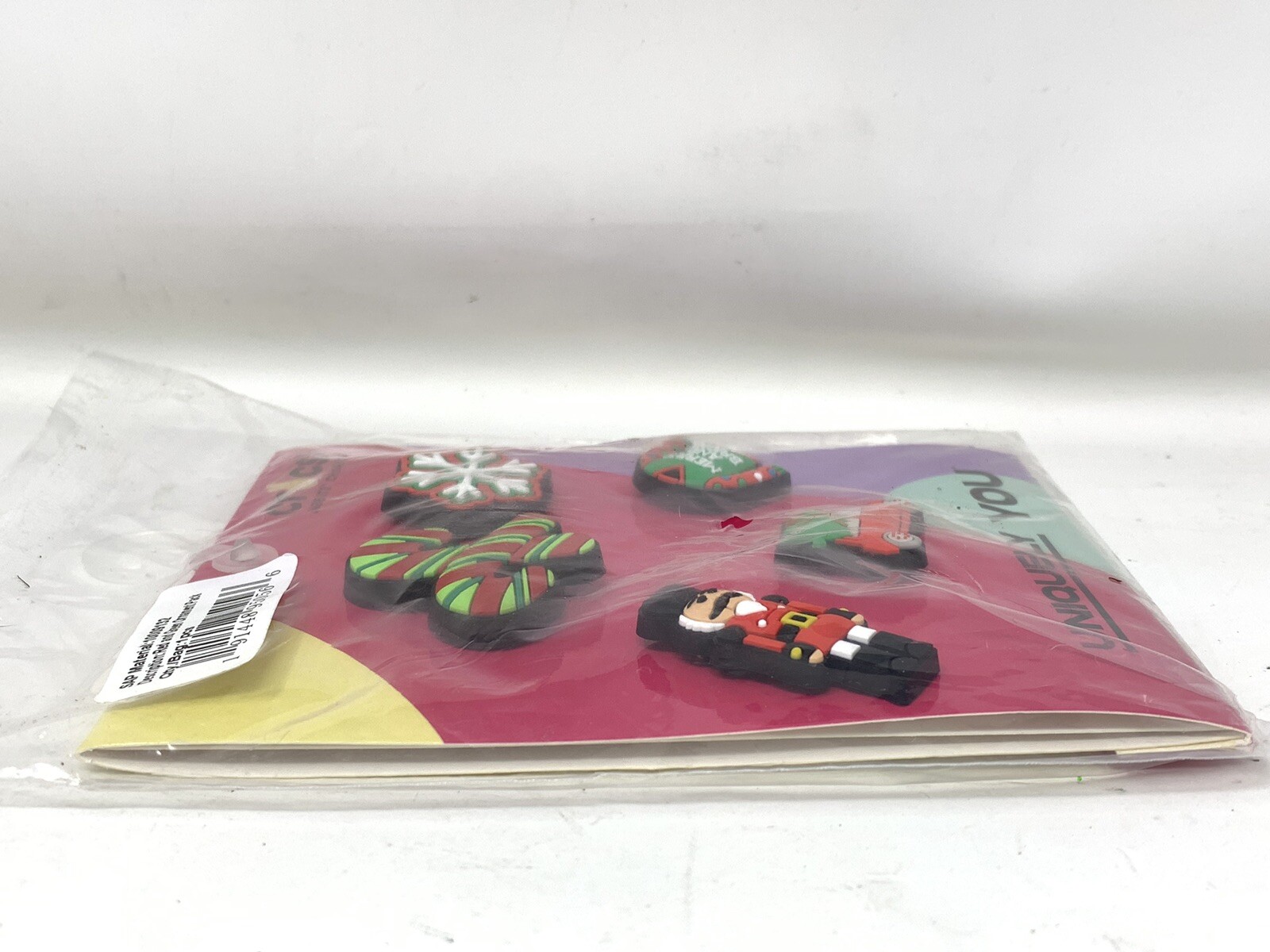 Crocs Jibbitz Red And Green Ornament Holiday Christmas 5 Pack Charms
