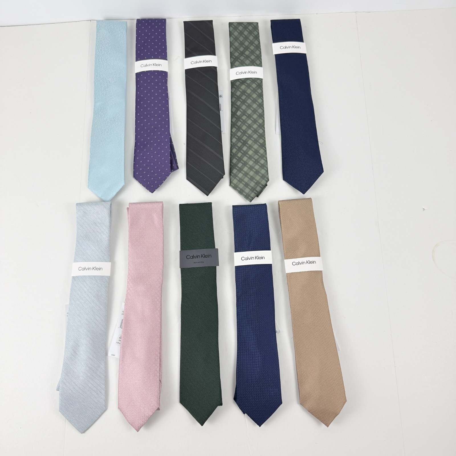 Calvin Klein Men’s Premium Ties Assorted Business Wedding Formal New Fast Ship