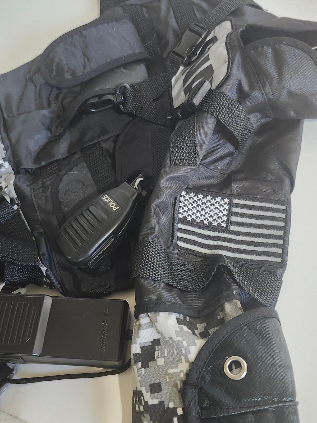 SWAT Team Costume With Accessories Child Size 3-4 by Teetot New