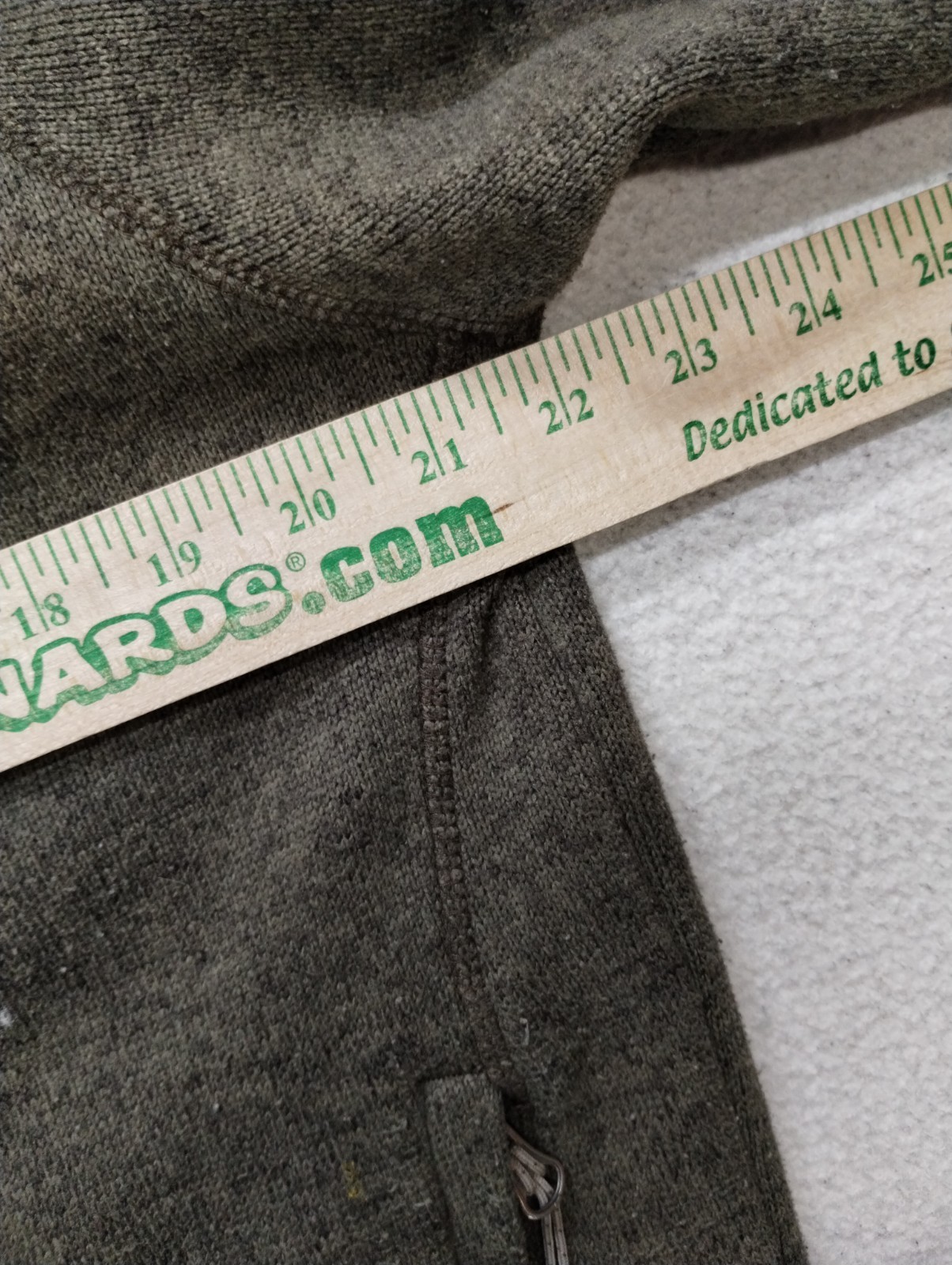 Avalanche Fullzip Jacket Mens Large Green Casual Outdoor Hike Warm