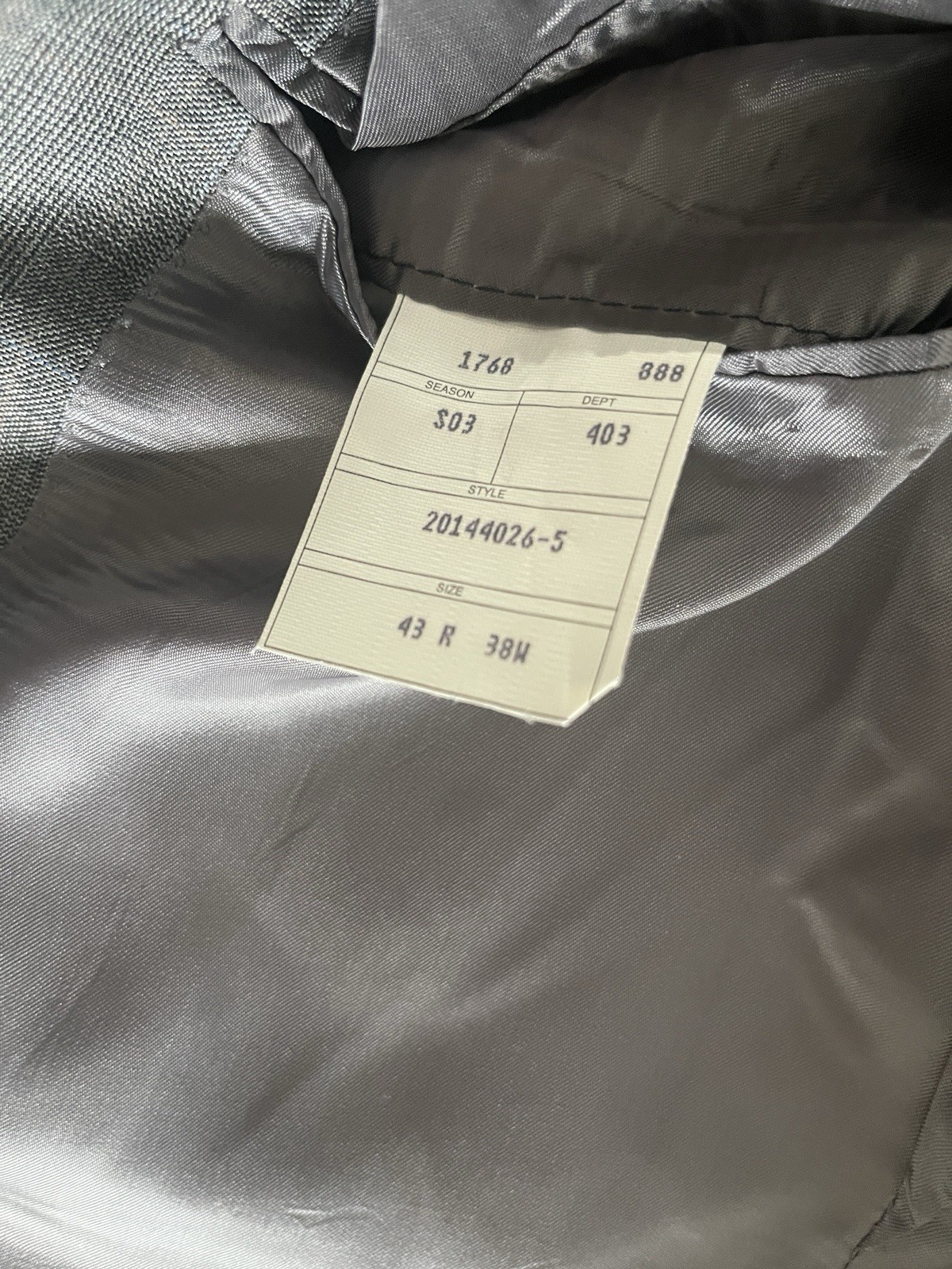 Brooks Brothers Gray Glen Plaid Made in Italy 2 Piece Suit 43R Fits like 44R