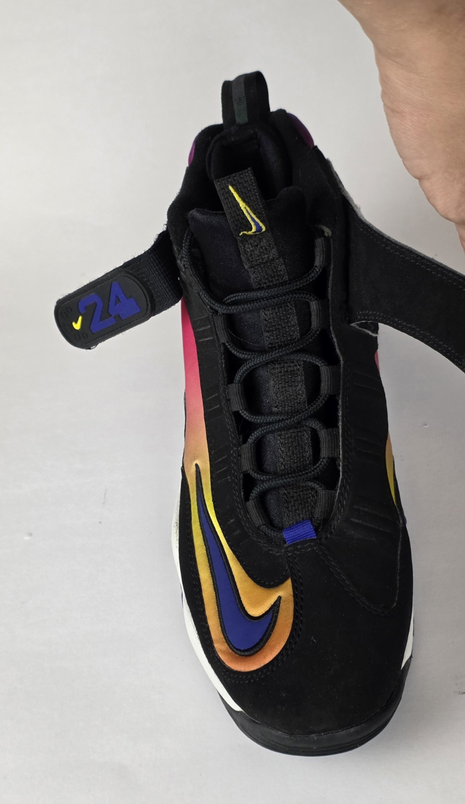 Nike Air Men Griffey Max 1 Los Angeles Sunset Black Purple DV3353-001 Size: 10.5