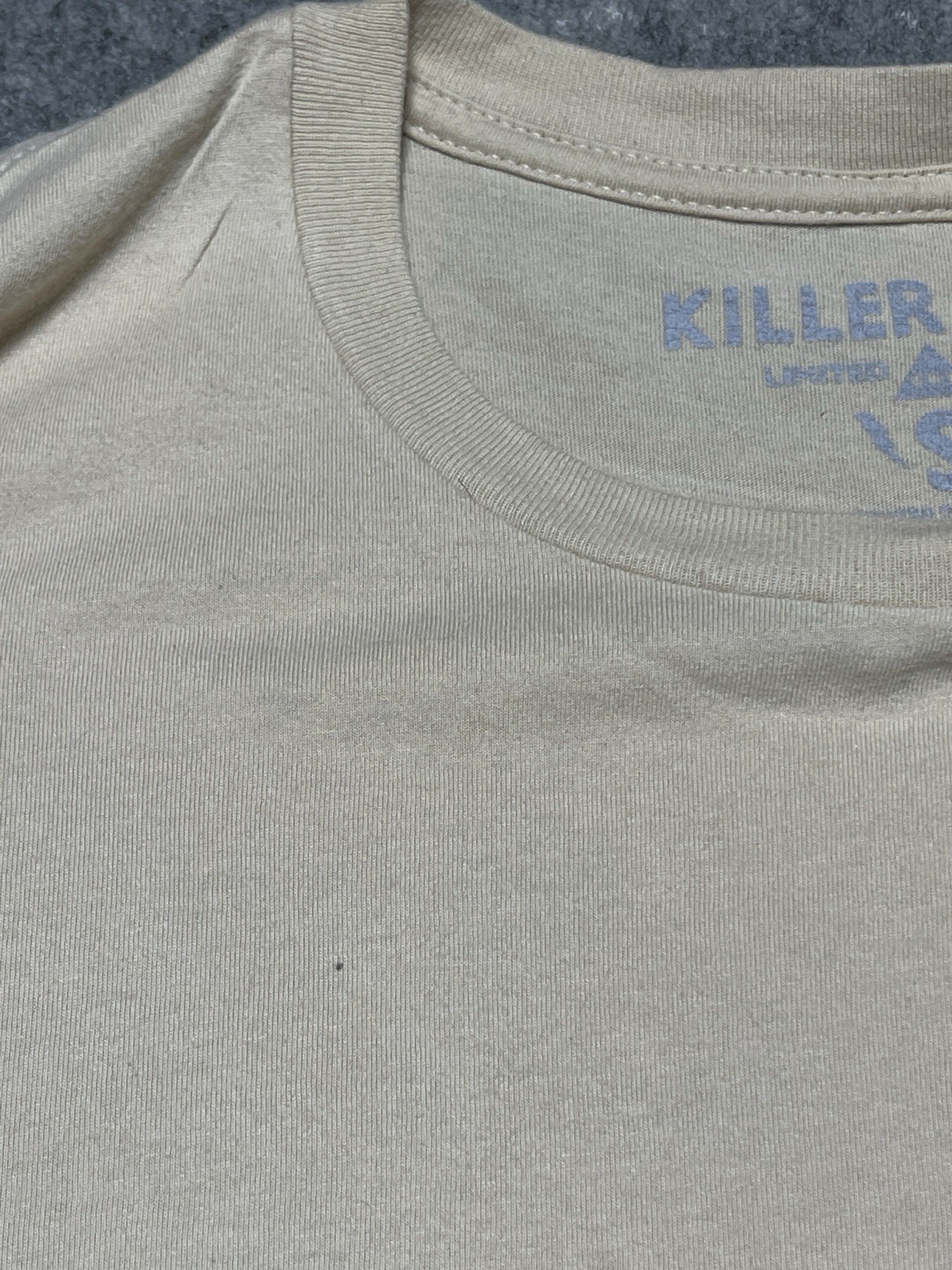 Killer Acid Limited Edition SMALL Light Beige Shirt Try The Brains Moon Shine