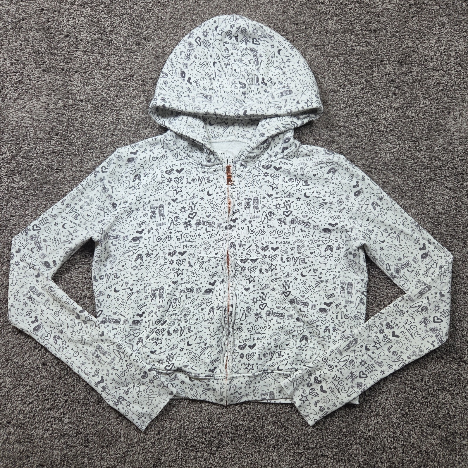 Frank & Eileen Hoodie Womens Medium Tee Lab Limited Edition Full Zip Sweatshirt