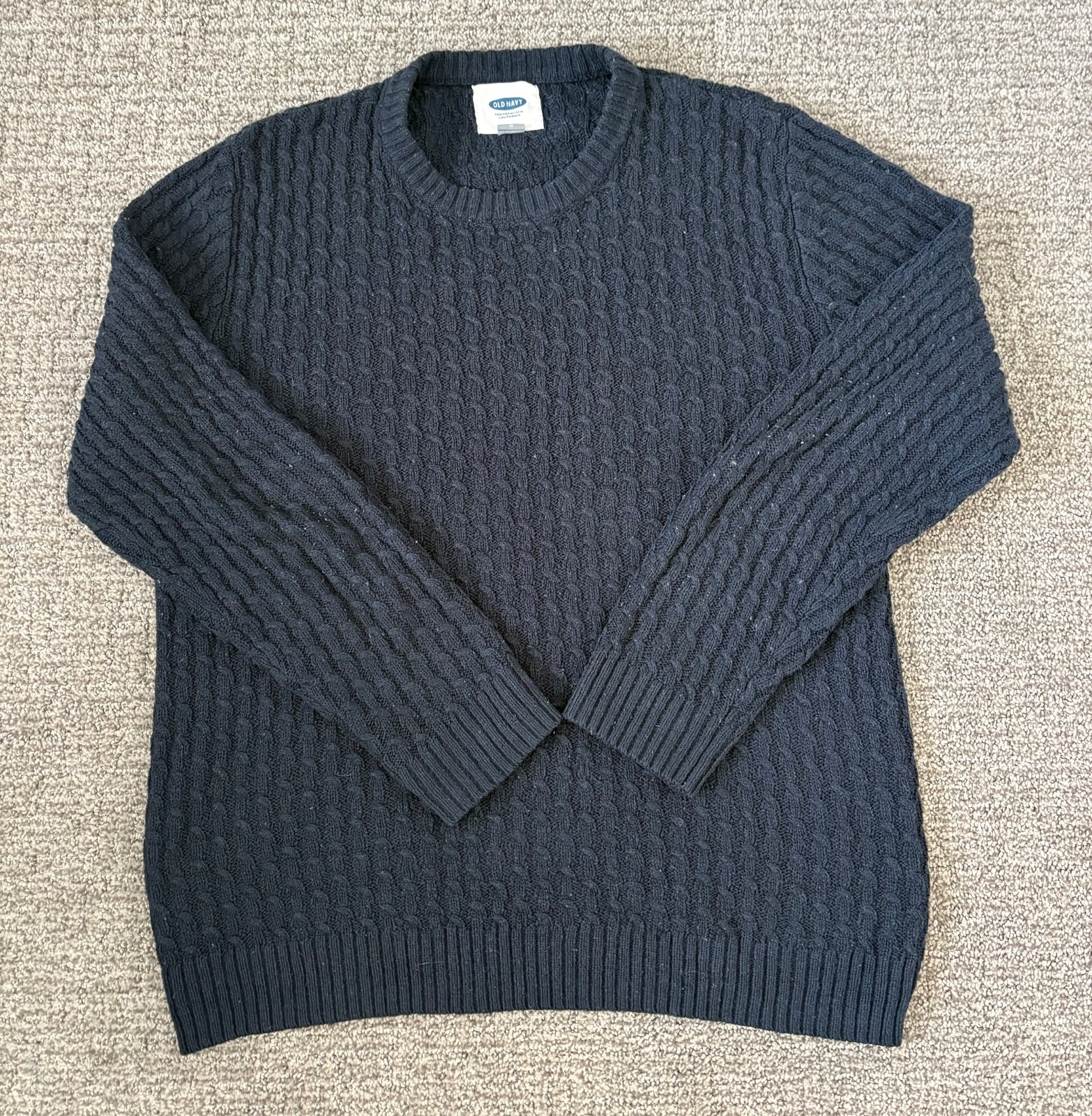 Old Navy Fishermans Sweater Sz L