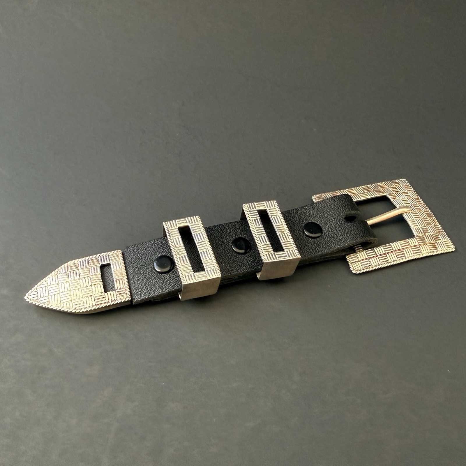.925 Sterling Silver Bracelet Belt – USA Silversmiths – JRP – Vintage Jewelry