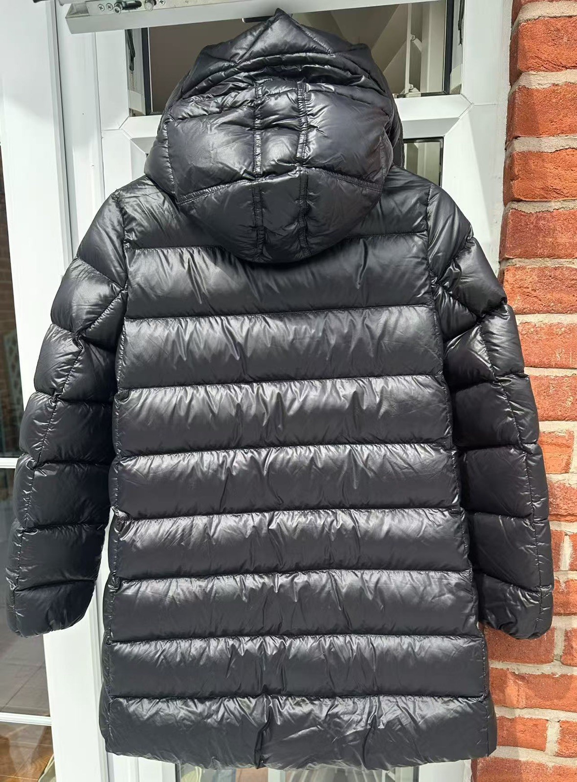 Doudoune légère Moncler Suyen Hooded Long Down Jacket SIZE 2