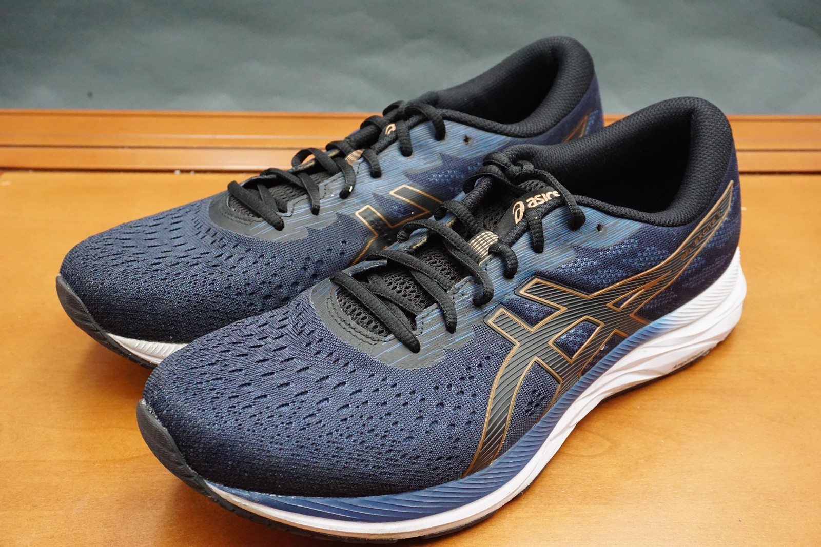 ASICS Gel-Excite 7 Shoes Mens Size 12 US Blue Low Top Running Lace Up Cushioned