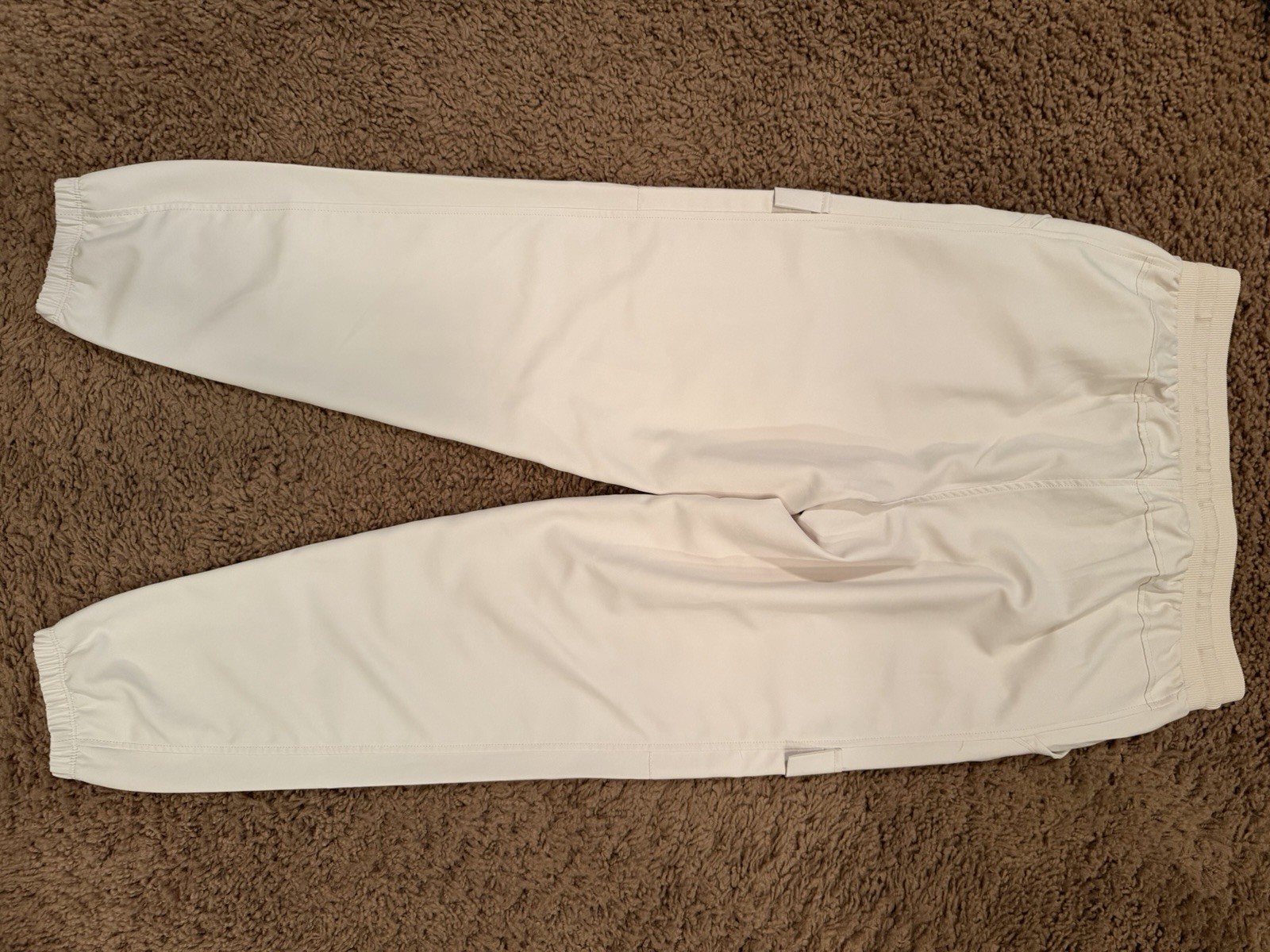 Kinesis Cinched Cuff Ribbed Waistband Flap Pocket Ankle Joggers Brand New W Tags