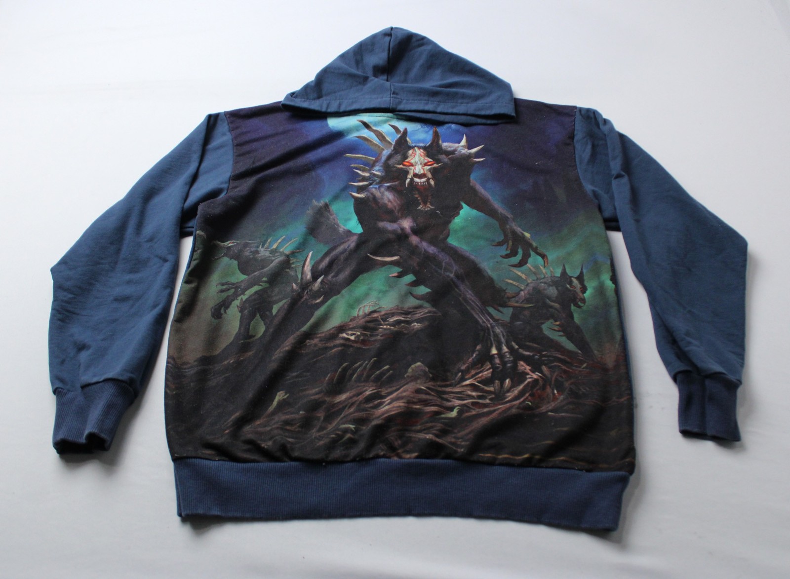RWBY Unisex Adults Long Sleeve Graphic Pullover Hoodie AP2 Blue Multi Small