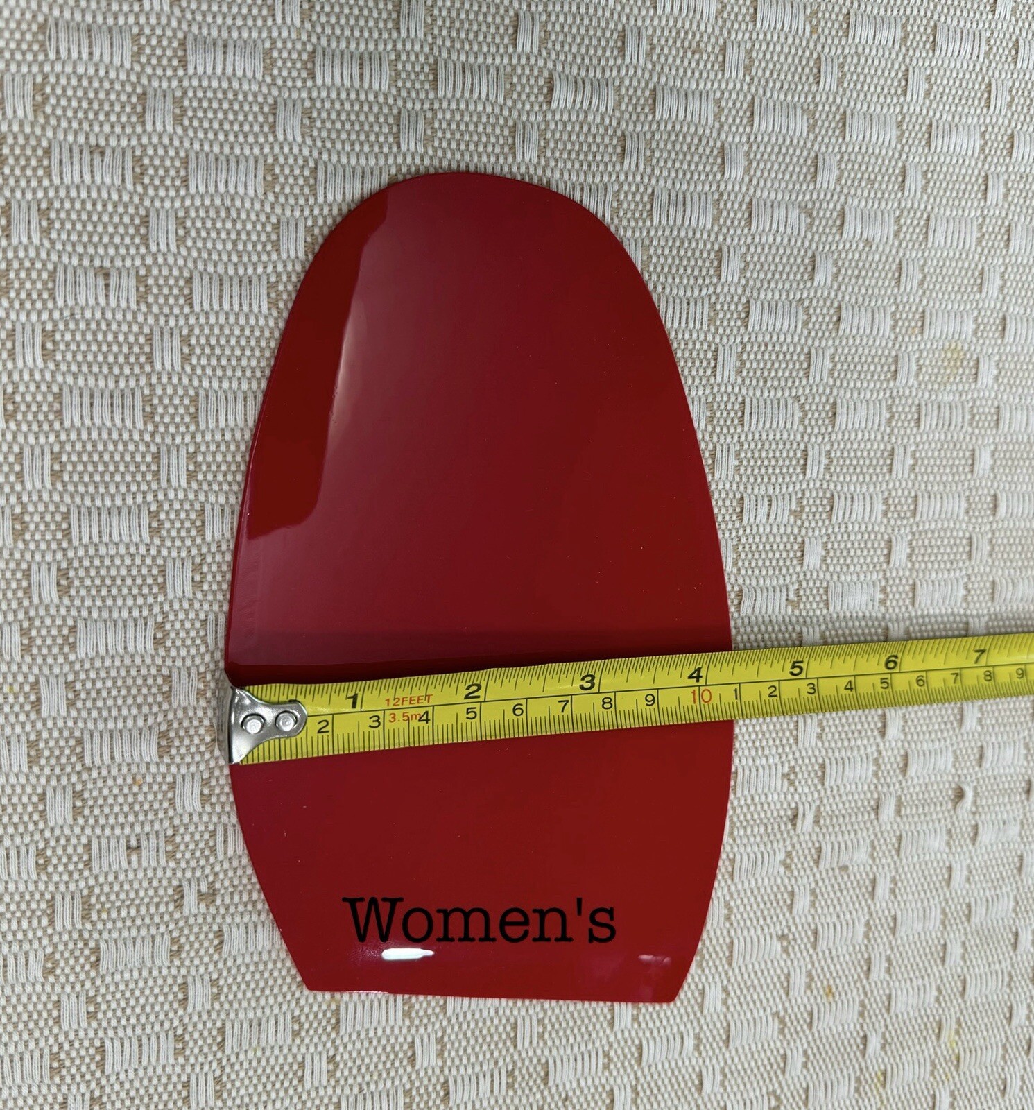 Casali Italian Mirror Rubber Half Sole Guard Protector Red bottoms Louboutines