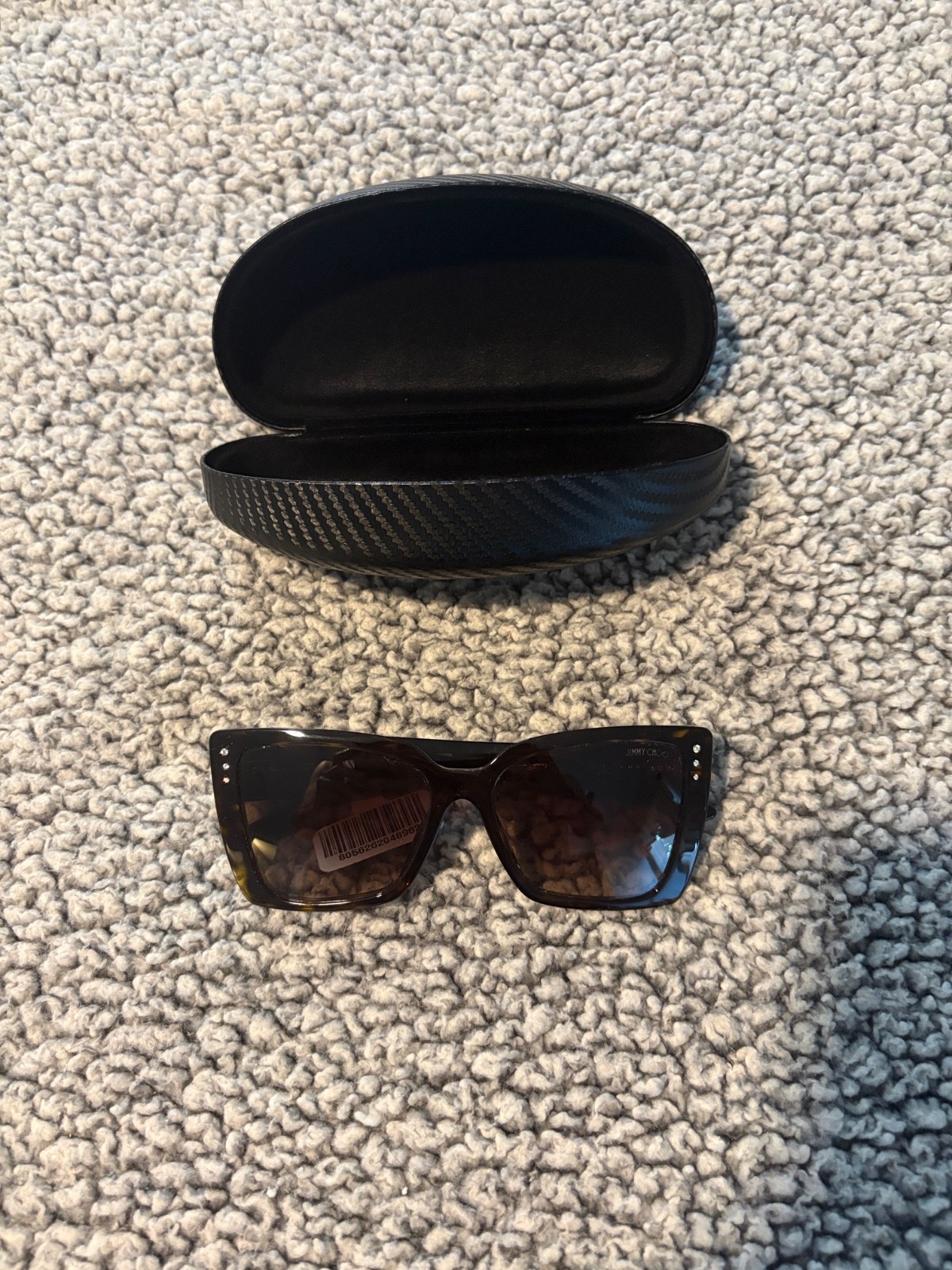 Women’s Jimmy Choo Brown Turtle Shell Sunglasses JC5001B 500214 54/17 NWT!