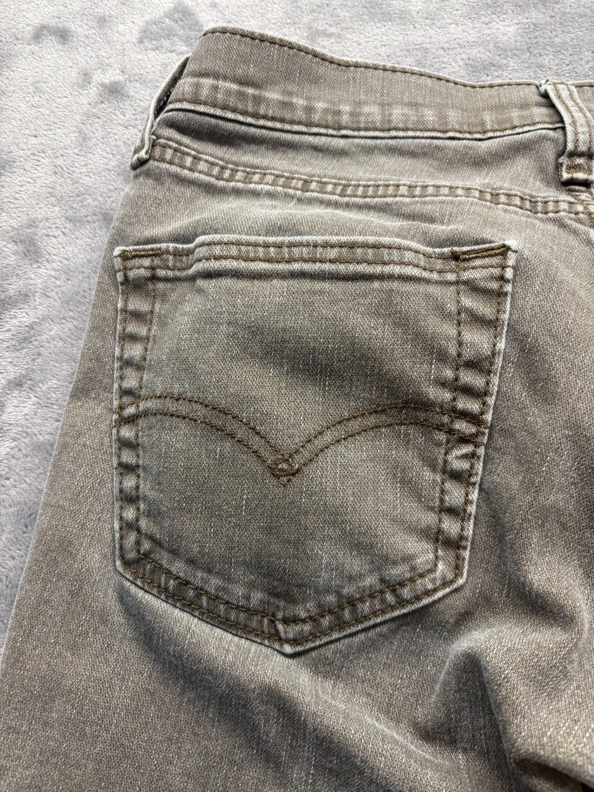 Levi’s 511 Jeans Mens 31×30 Slim Fit Stretch Flex Black Gray Wash Denim Pants