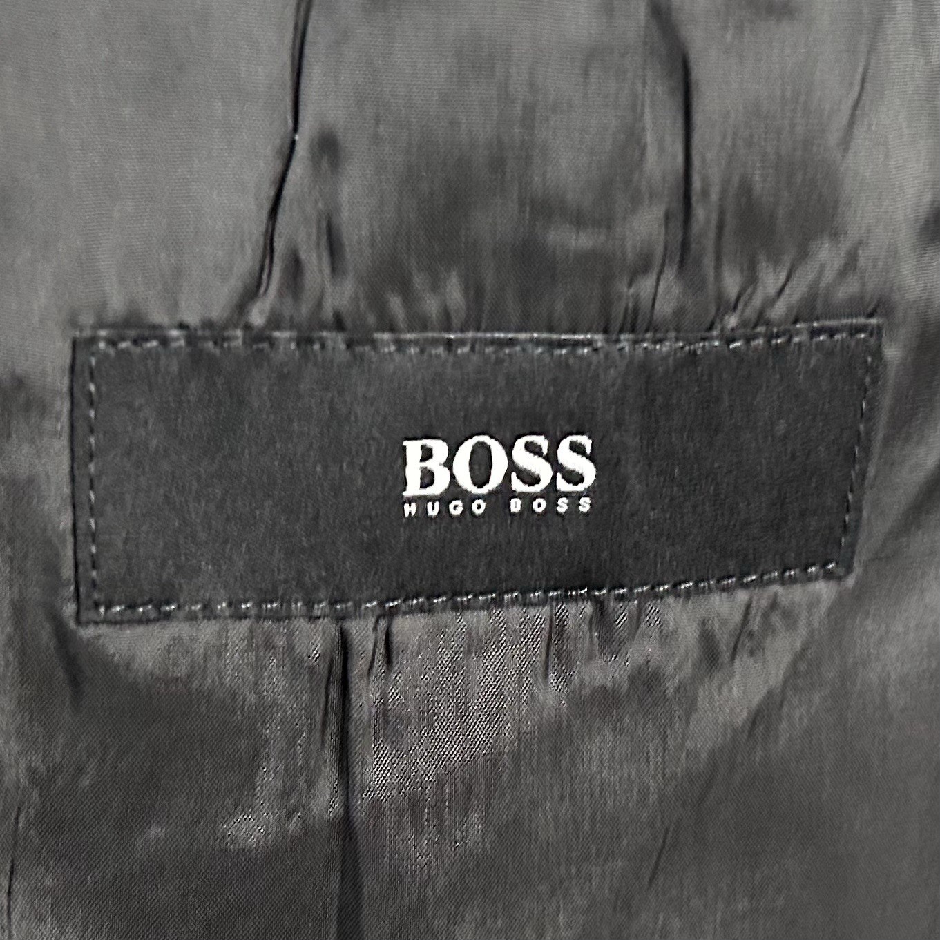 Hugo Boss 44L Jam75 Sharp3 Sport Coat 100% Wool Dark Gray Two Button Vented