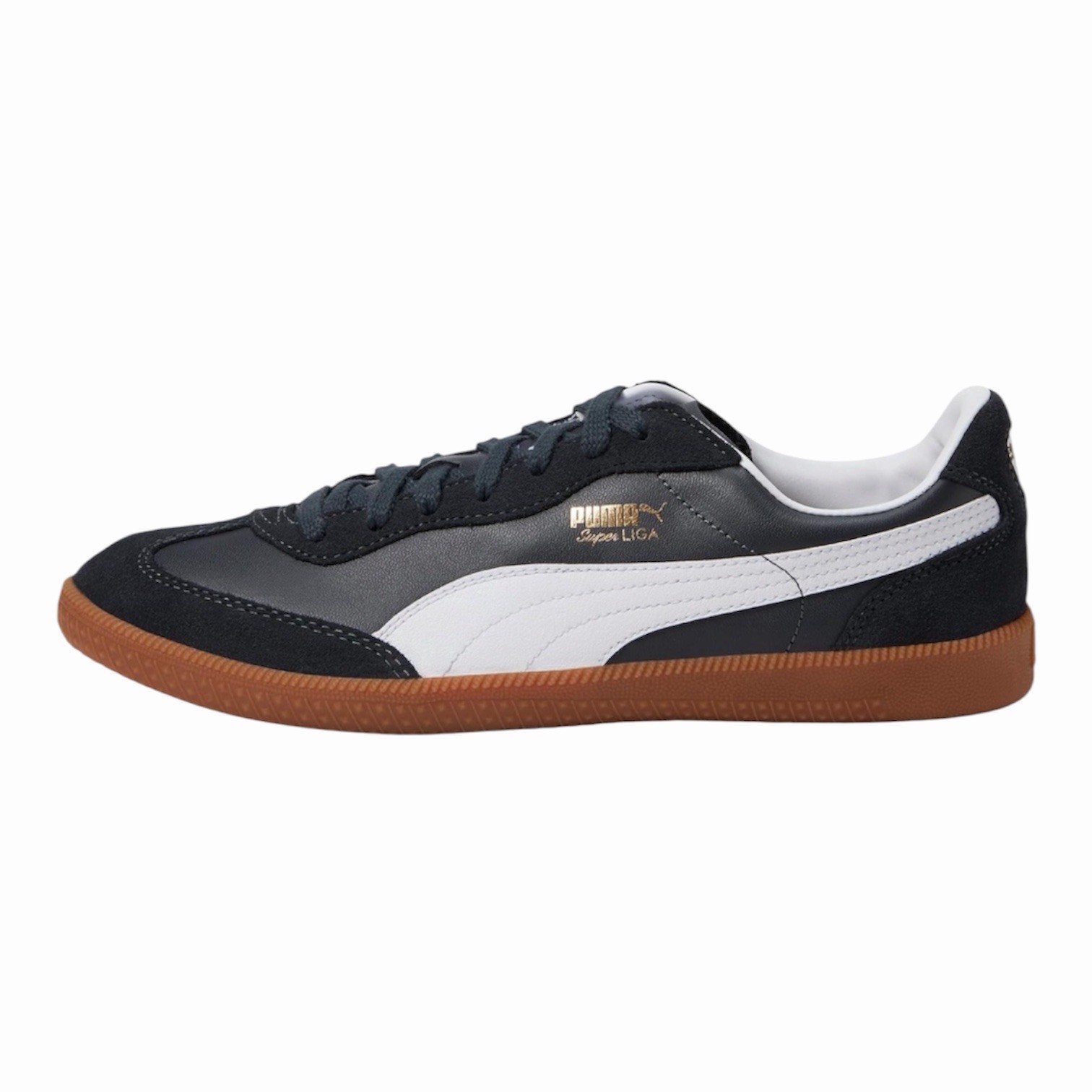 PUMA Super Liga OG Men’s Low Top Sneakers Navy/Black White 356999-09