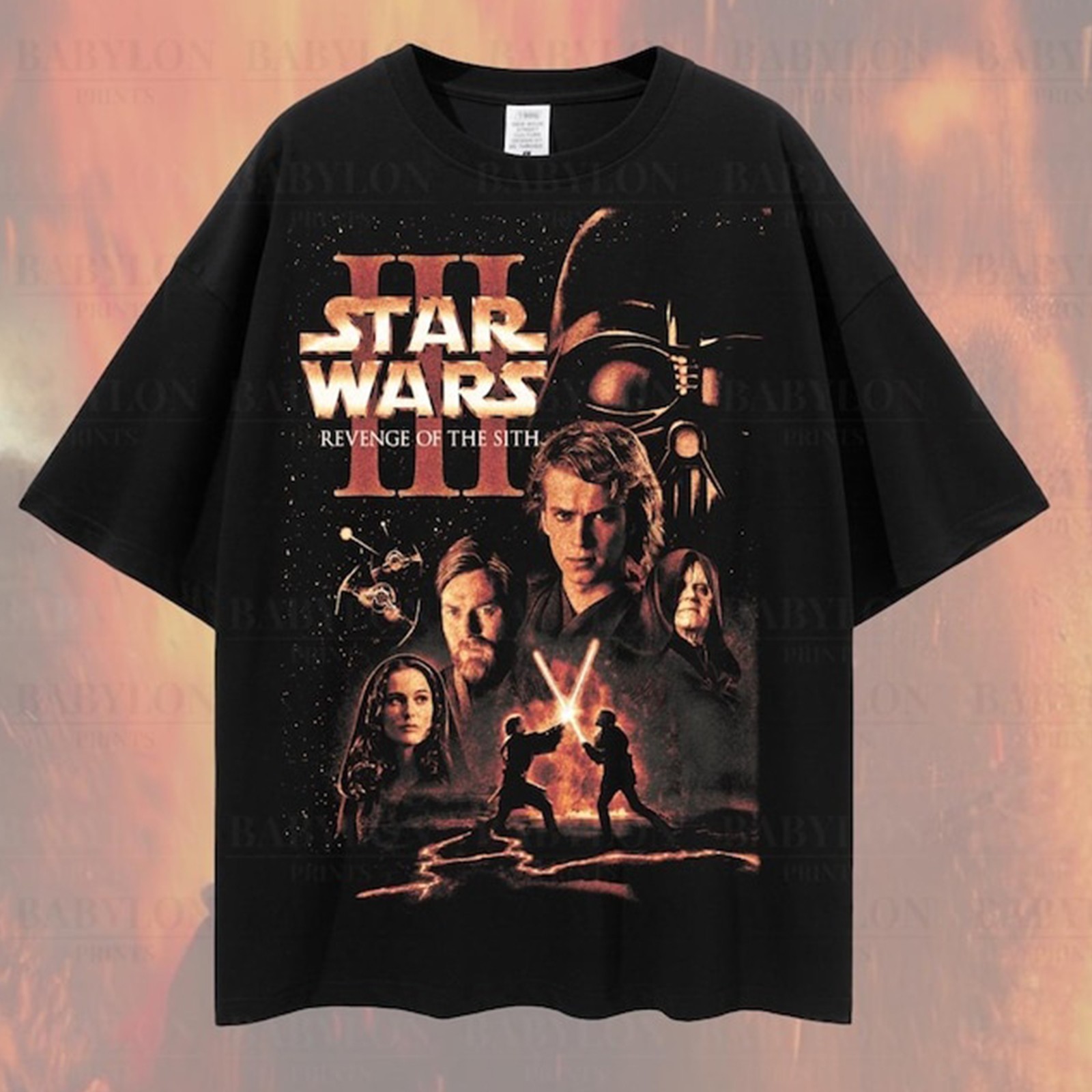 Retro Star Wars Anakin Skywalker T Shirt