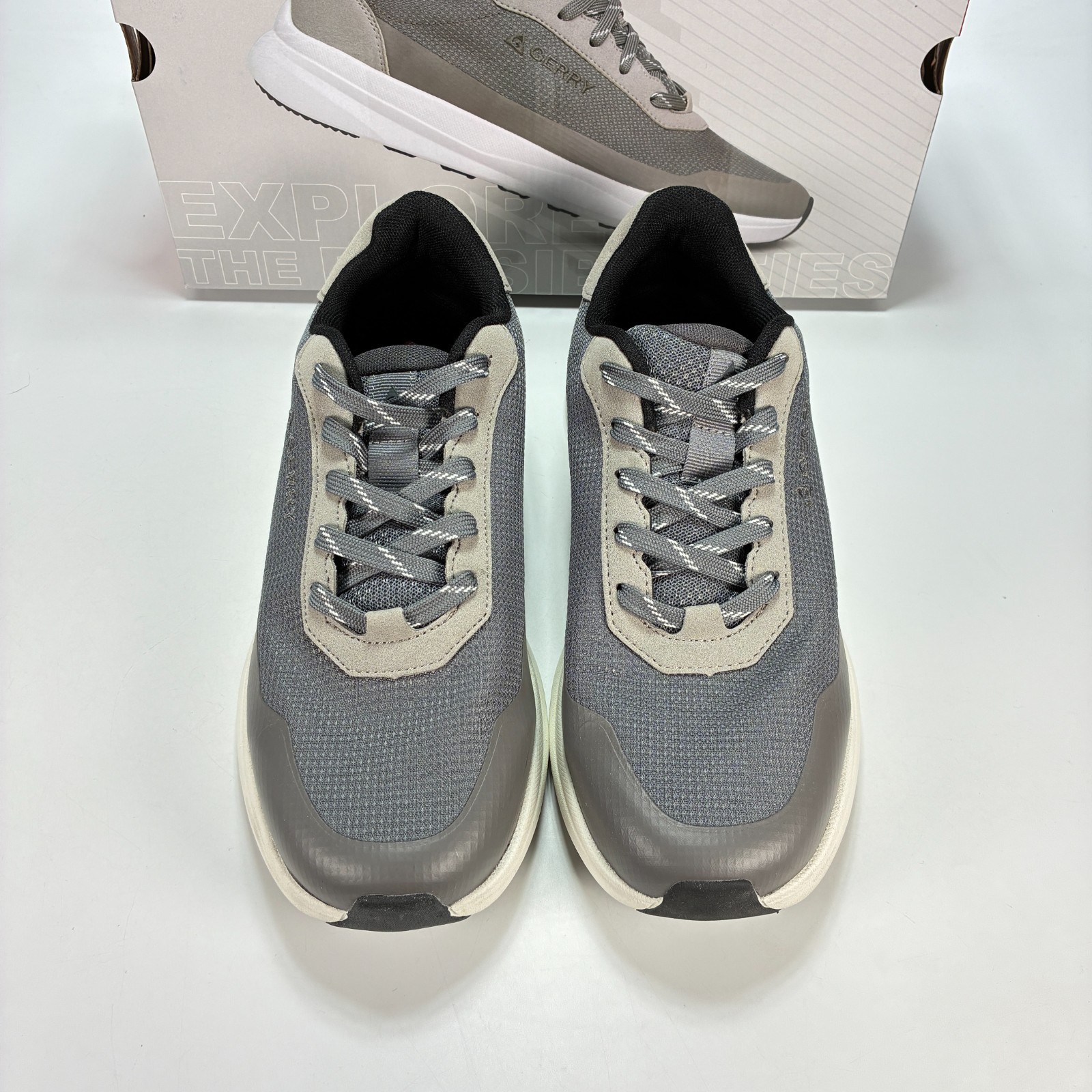 Gerry Creston Gray Casual Sneakers Lace Up Walking Shoes 1967240 Men’s Size 8
