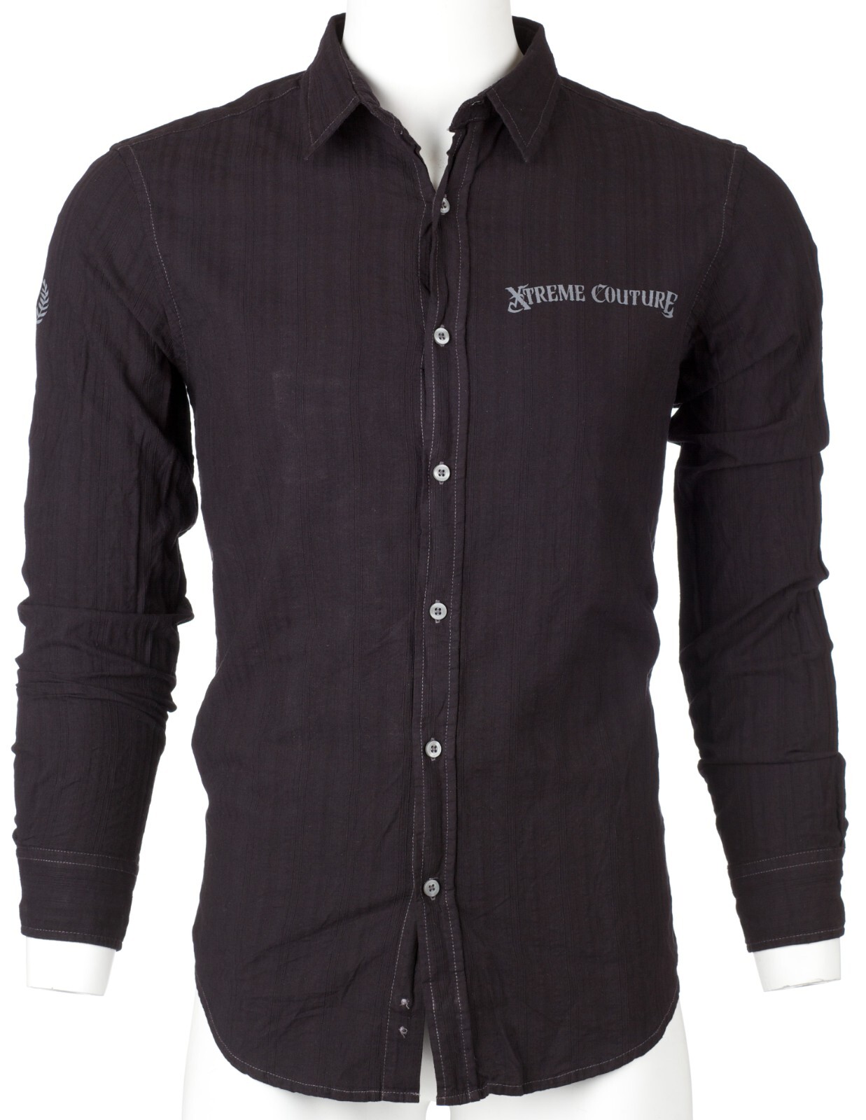 XTREME COUTURE by AFFLICTION Men’s L/S BUTTON DOWN Shirt RATTLE Shield $78