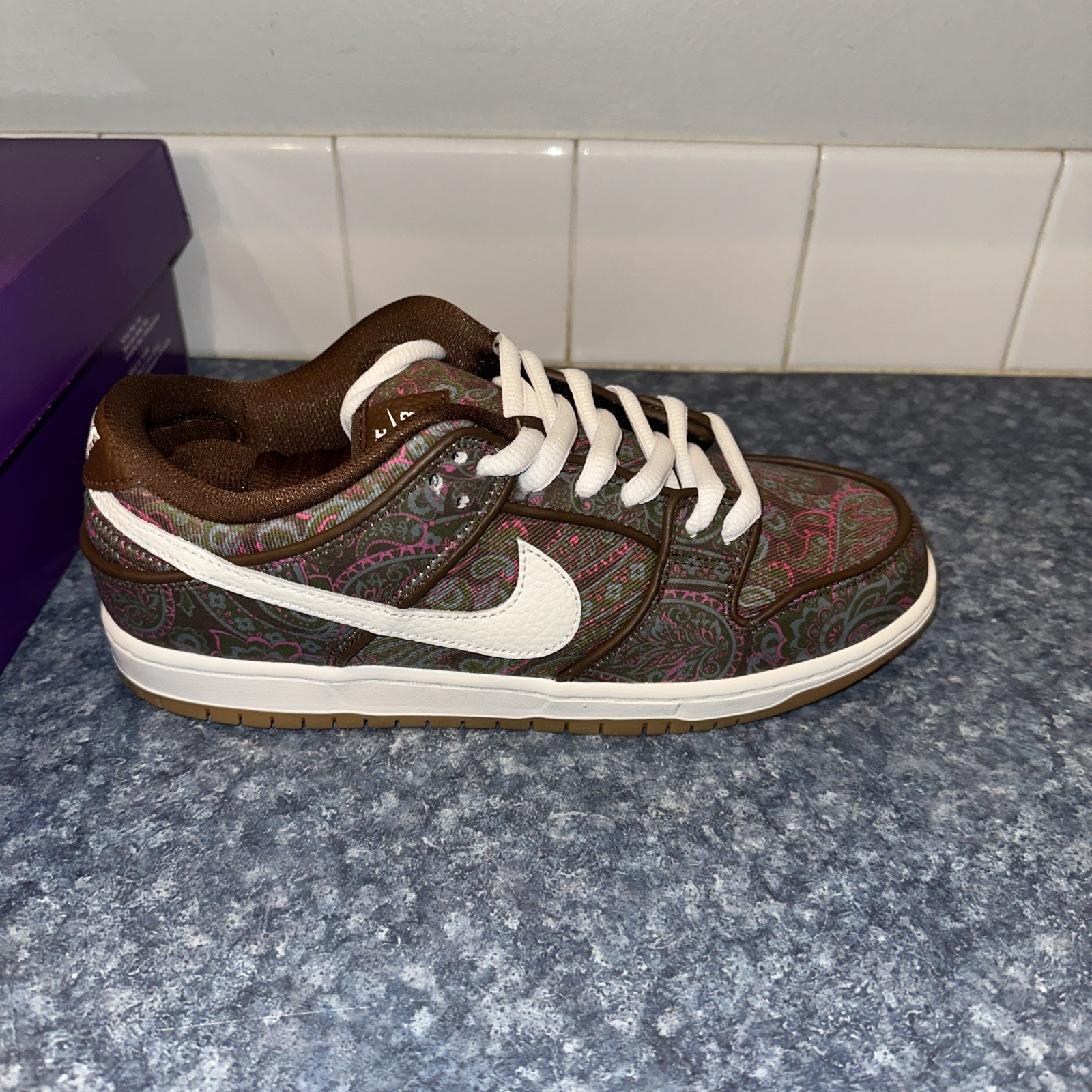 Size 8 – Nike SB Dunk Low Pro Paisley Brown