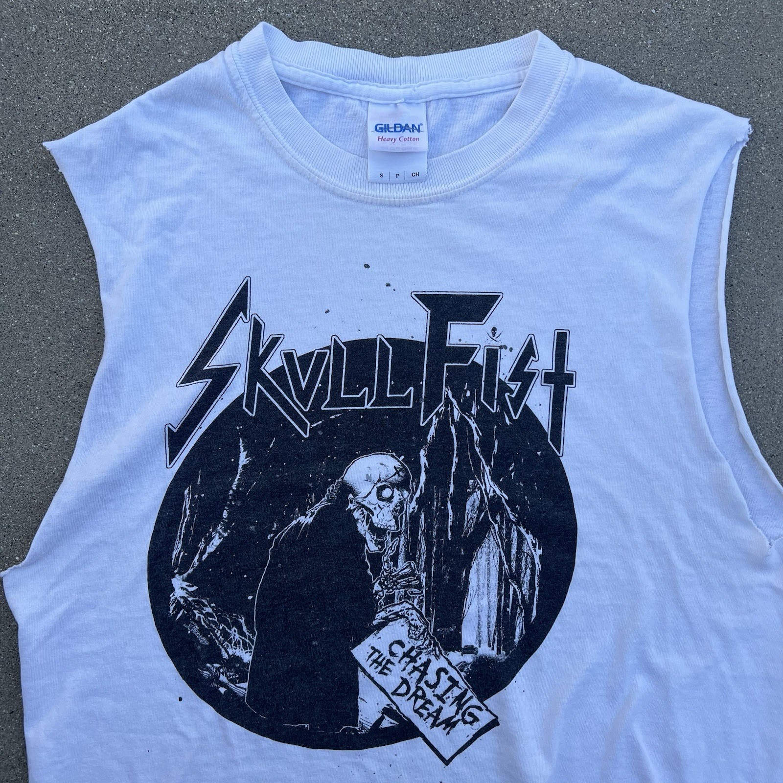 VTG Skull Fist “Chasing The Dream” Heavy Speed Metal Band Sleeveless T-Shirt