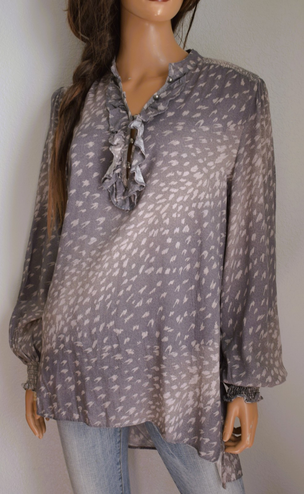NWT DOUBLE D RANCH Winter Axis Blouse Size Medium