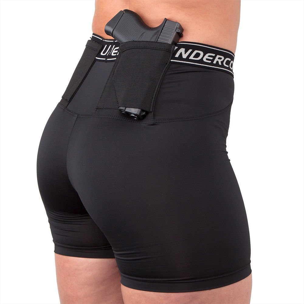 UnderTech Undercover Women’s Concealed Carry Shorts BLACK ^ WHITE ^ NUDE