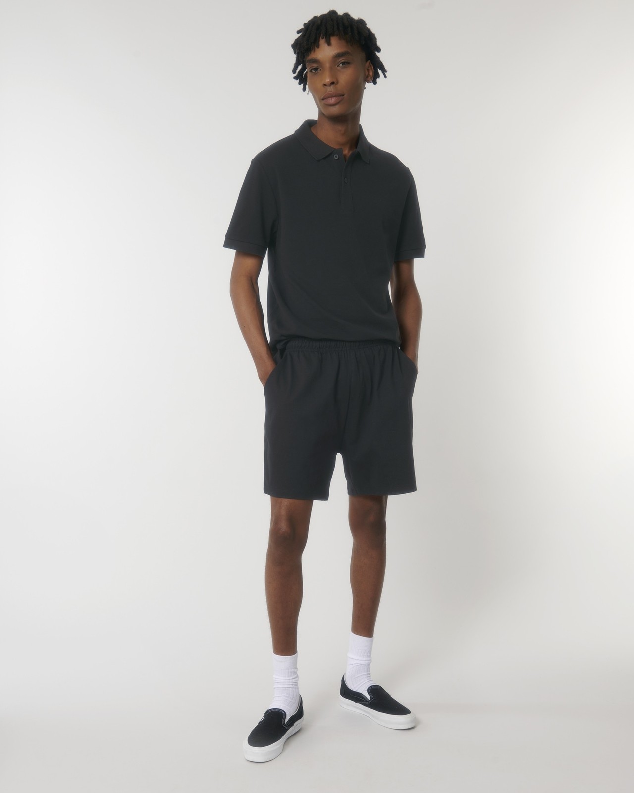 Stanley/Stella Unisex Waker shorts (STBU070) – Self-fabric elastic waistband