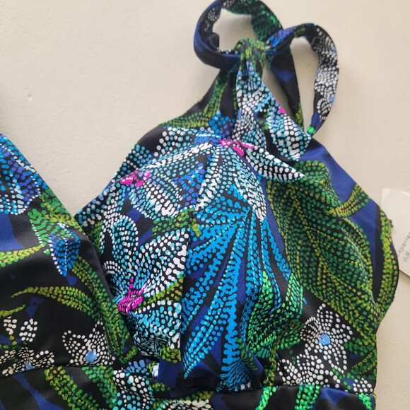 New! Slimming Tummy Control 1pc Tropical Swimsuit ~ RETAILS $70