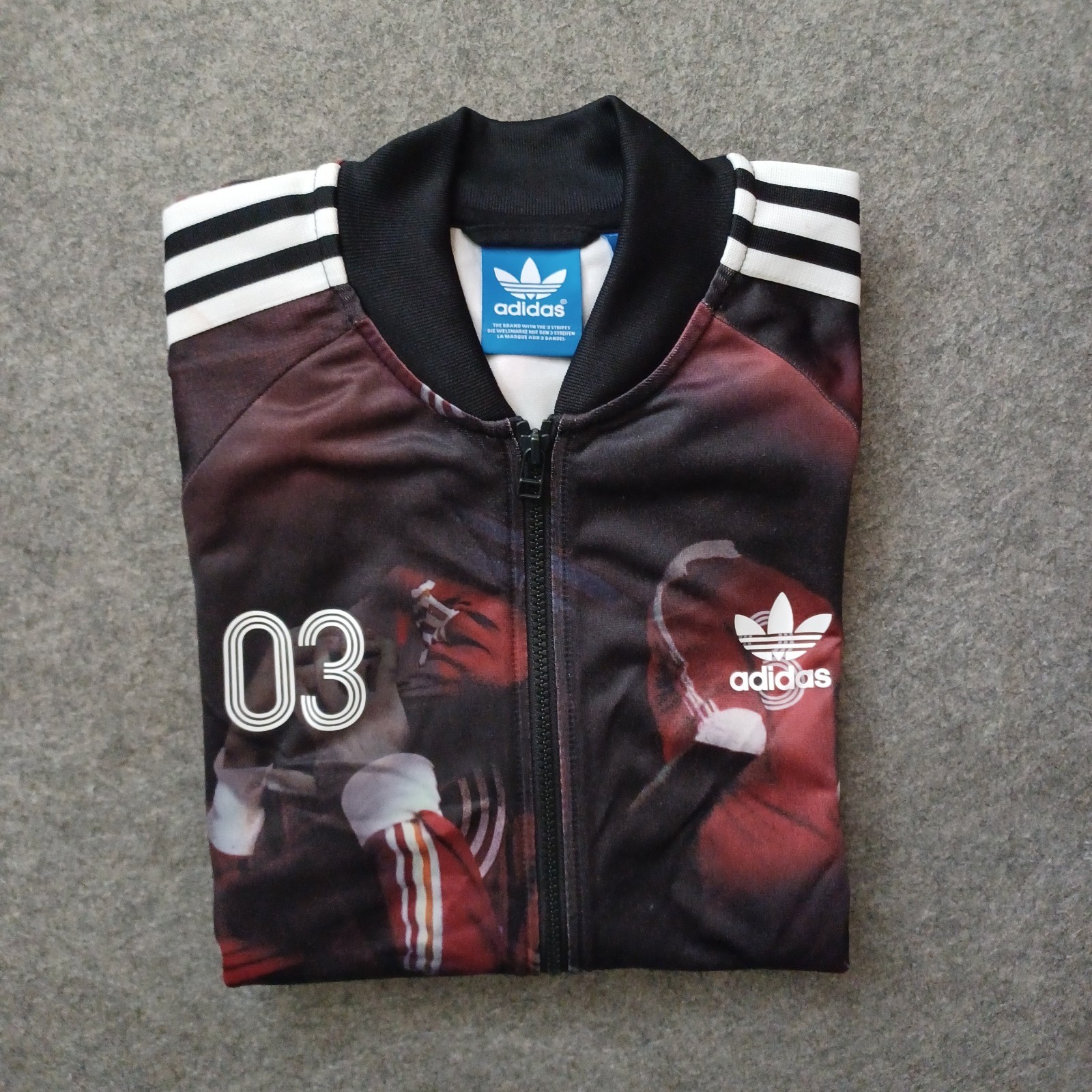 Adidas Originals Track Jacket Mens M Trefoil Firebird Beckenbauer #3 Der Kaiser