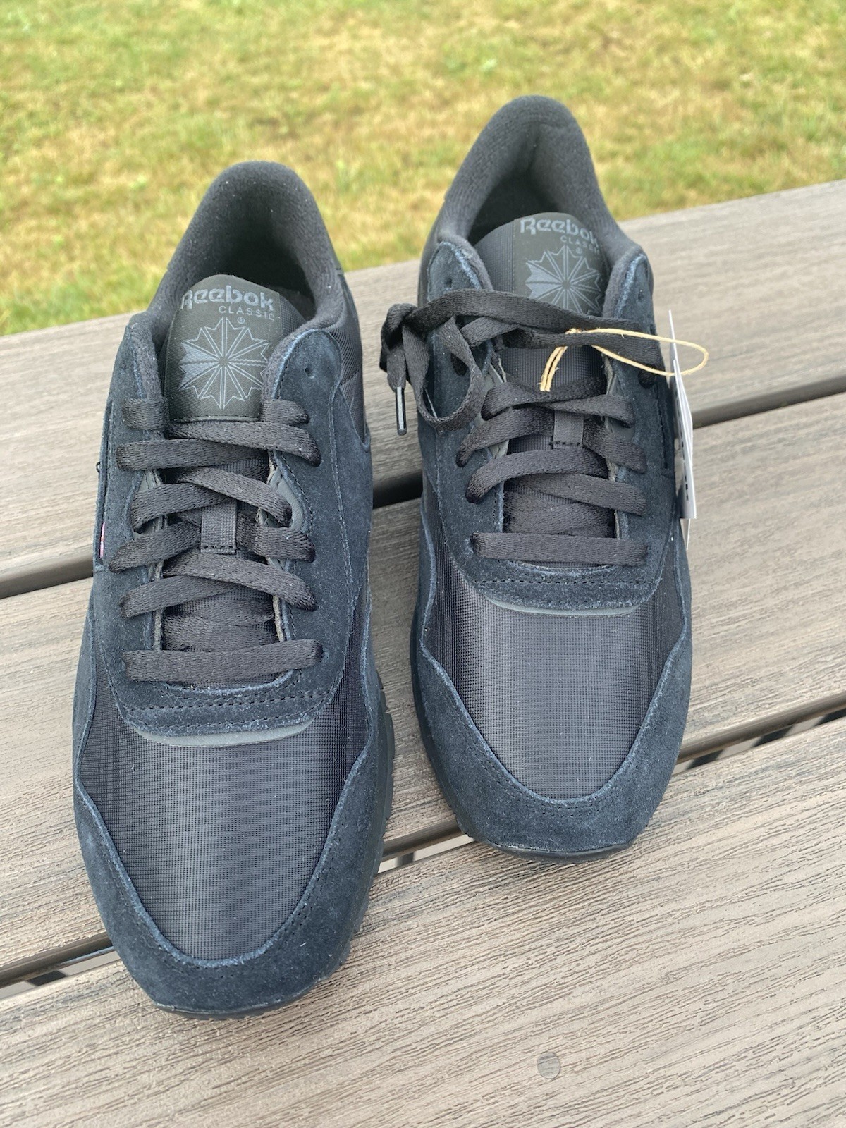 100033377 Reebok Classic Nylon – Triple Black Size M8.5/ W10 Brand New In Box