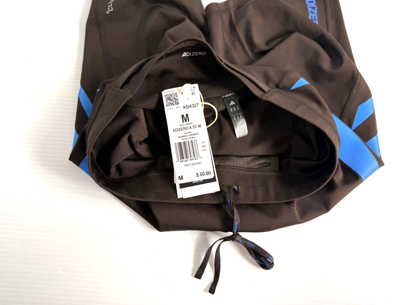 Adidas Adizero Archive Running Short Tights Aurora Coffee Men`s Size M KB4327